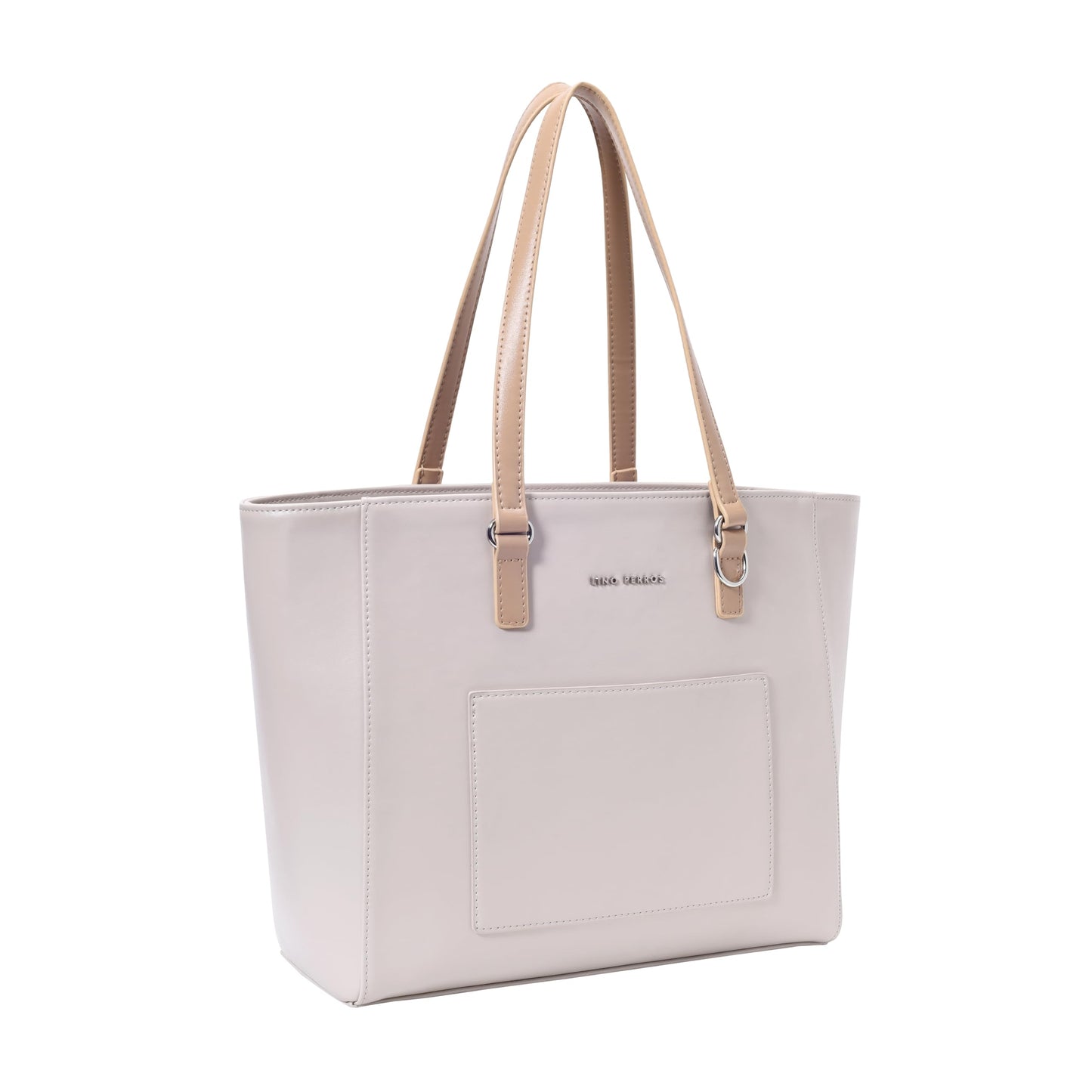 Lino Perros Color-Blocked Commuter Tote Bag