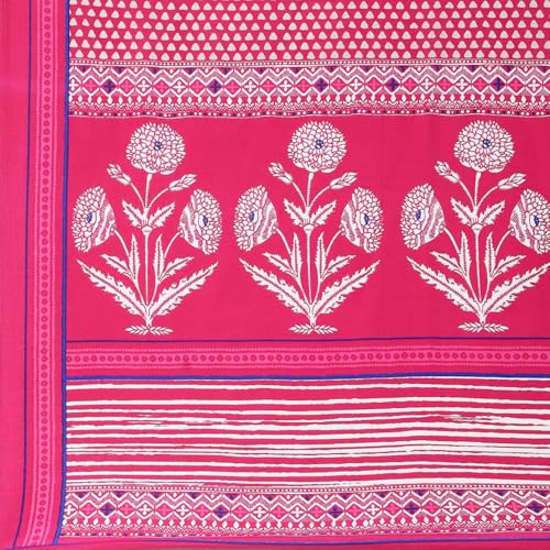 BIBA Women's Modal Kurta Sets (SKDASRT9606AW24FUS_Fuchsia