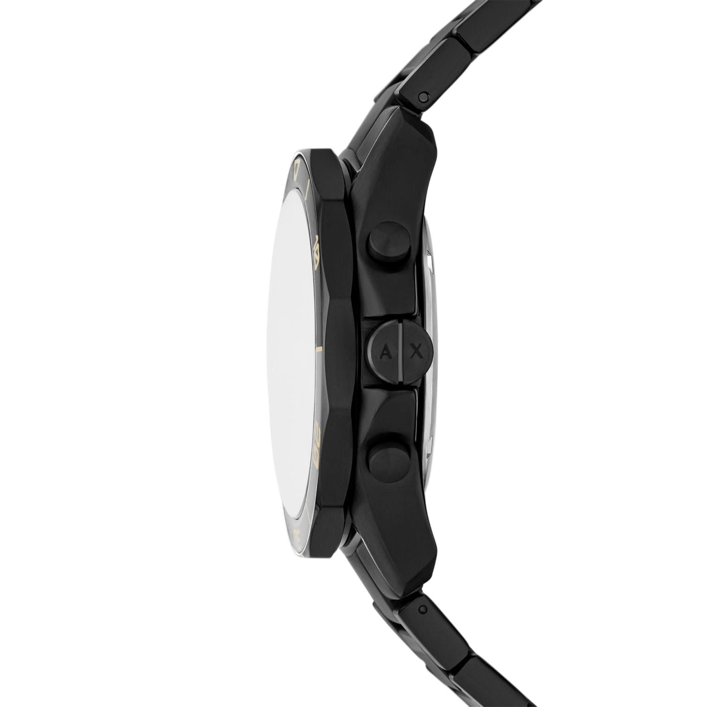 Armani Exchange Stainless Steel Analog Black Dial Men's Watch-Ax1963, Band Color:Black