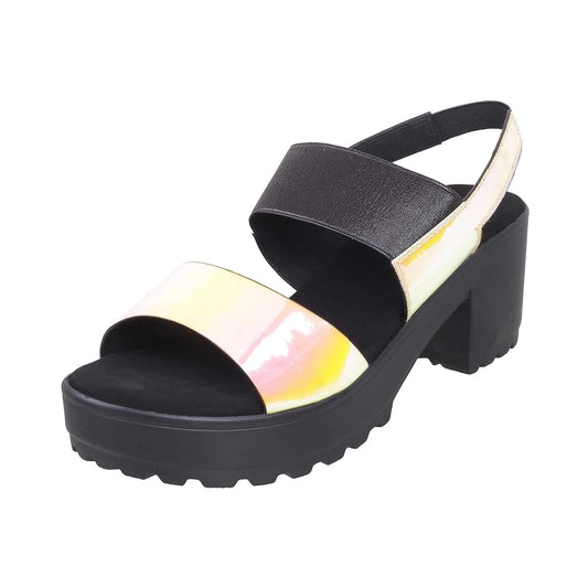 Metro Women Orange Sandals - SaumyasStore