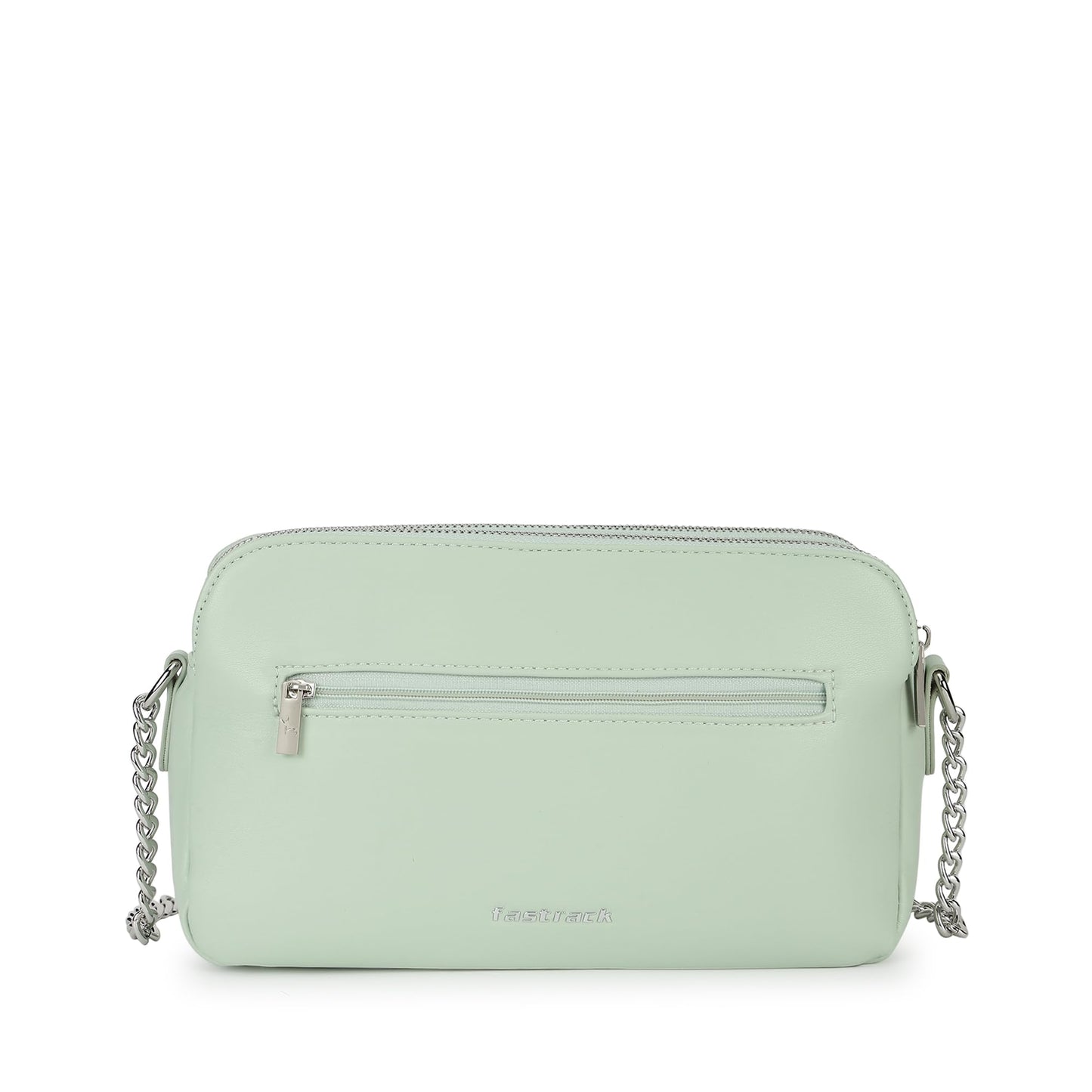 Fastrack Pastel Quilt Sling Bag for Women | Lightweight Quilted Crossbody with 3 Zippered Compartments, Detachable Strap and Soft-Tone Hardware | Stylish Everyday Sling for Casual Outings and College