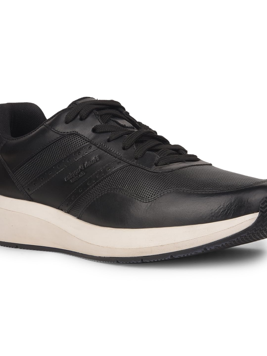 Hush Puppies Men's Casual Leather Shoes Black (10 UK)