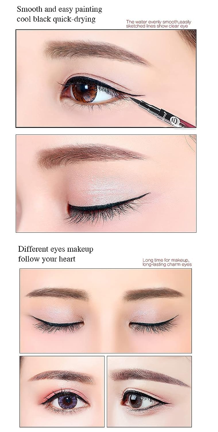 Cazo 36H Long-lasting Black Matte Liquid Eyeliner