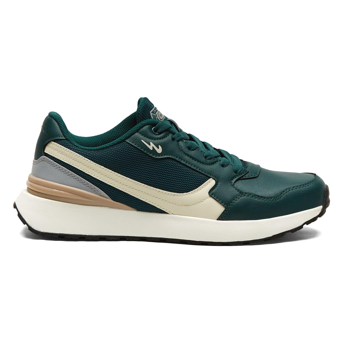 Campus Men's STOM BT.GRN/Off.WHT Sneakers - 10UK/India 1 Pair
