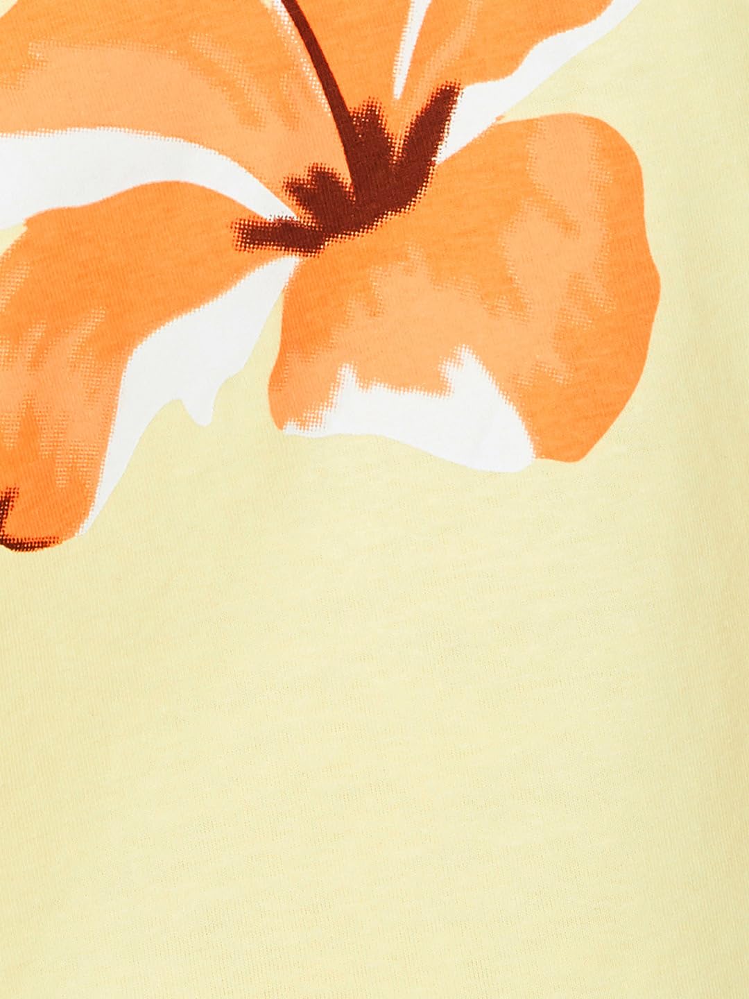 Max Girl's Regular Fit T-Shirt (M25EBT04_Yellow