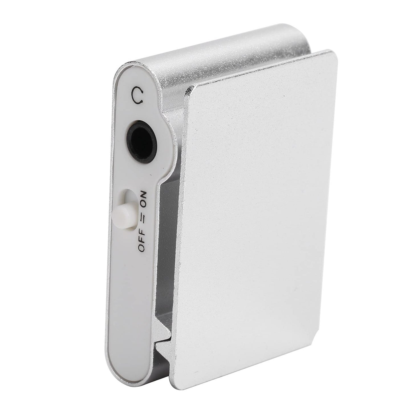 TRIDEO Mini MP3 Player, Portable Digital Music Media Player, with Back Clip|Player with Earphone and USB Cable| Support Memory Card (Silver)_SA10