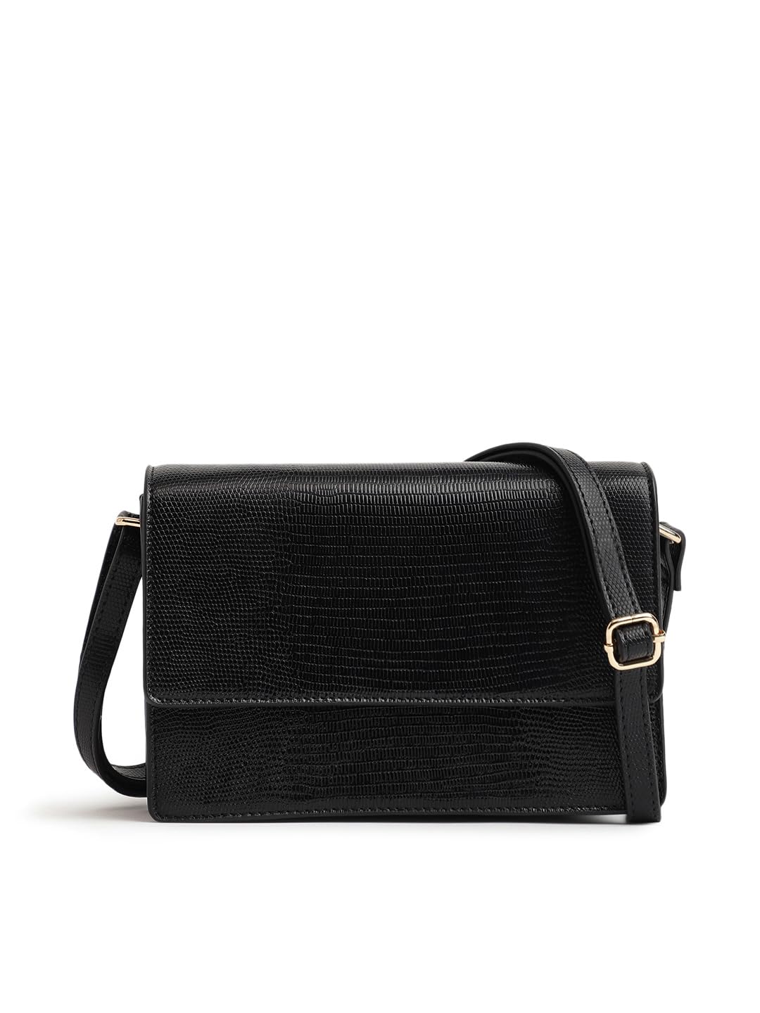 Fastrack Textured Sling Bag for Women, Girls and Ladies | Slings for Casual Carry | Made of Premium Faux Leather