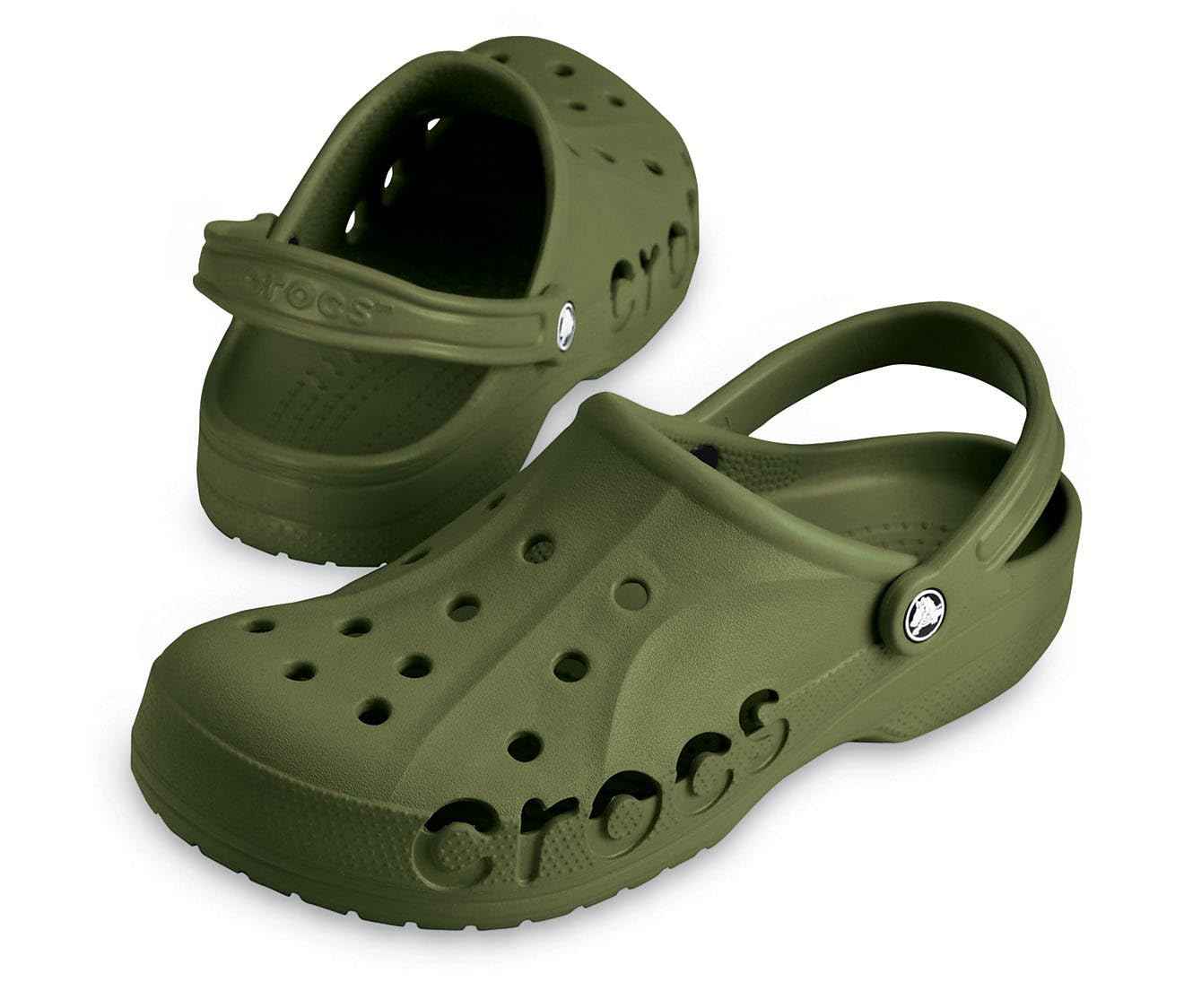 crocs Unisex-Adult Baya Army Green Clog - 7 UK Men/ 8 UK Women (M8W10) (10126-309)
