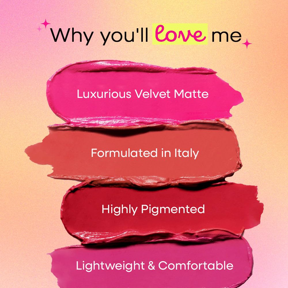 Nykaa Matte Luxe Lipstick - Truffle, Brown Nude, 4.2g
