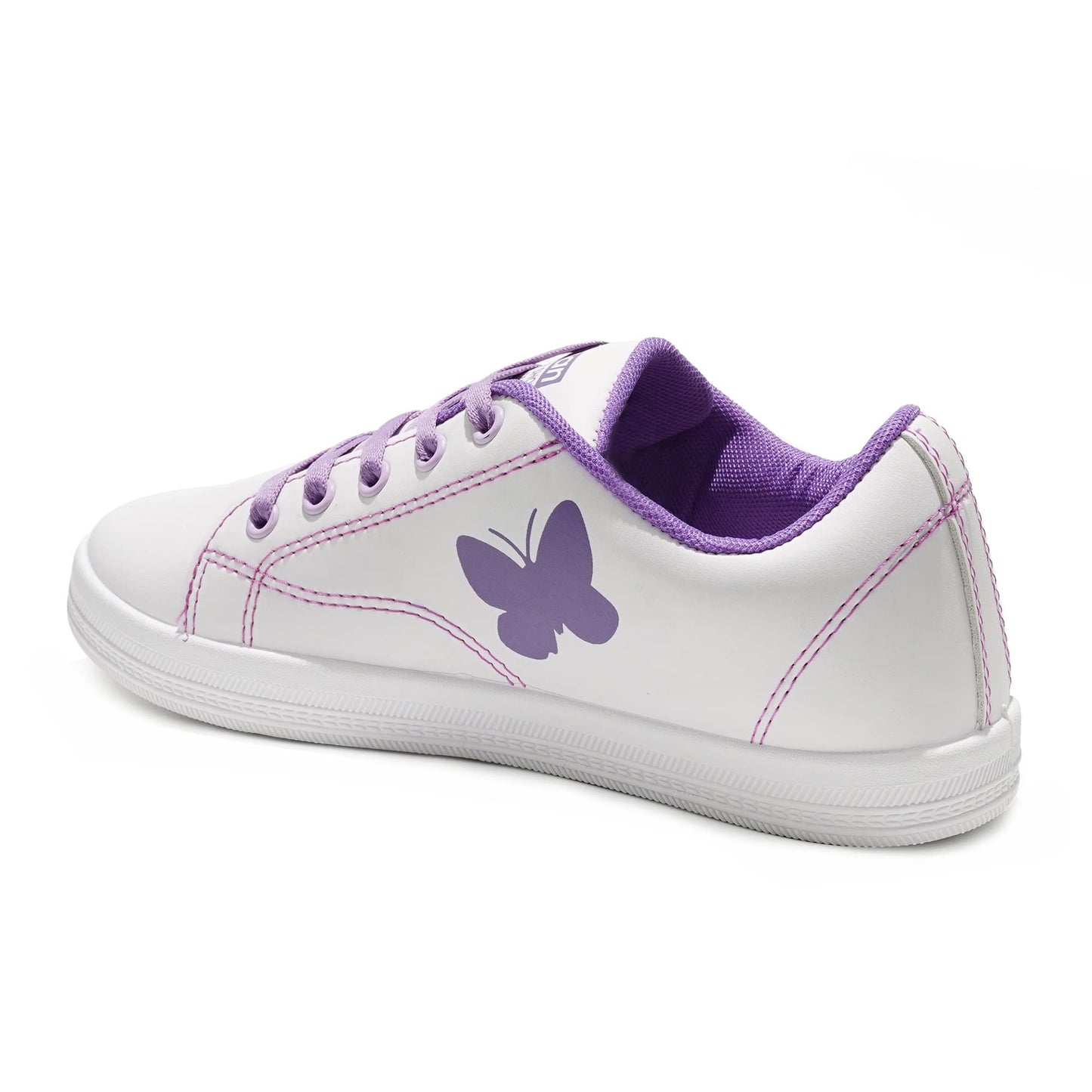 ASIAN Women Jasmine Casual White Sneaker, Stylish Shoes with Lightweight Extra Cushion Canvas lace-Up Shoes for Girl's & Women's…