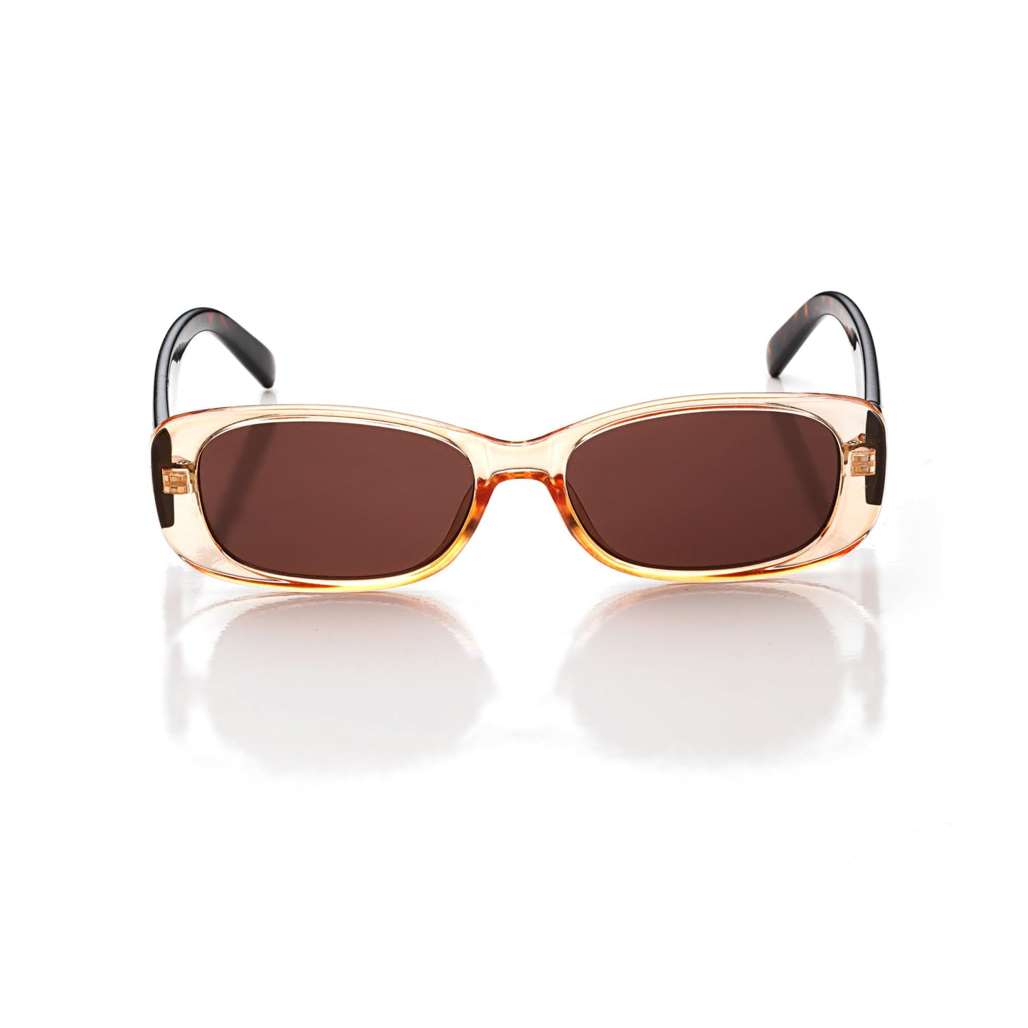 Vibe lens Trendy Retro Oval Sunglasses for Men & Women | Black Polycarbonate Frame | UV400 Protection | Classic Sun Glasses | Cooling Glass | Retro Shades