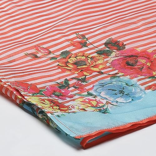 BIBA GIRL PRINTED NARROW KID(KW4756_ORANGE_9)