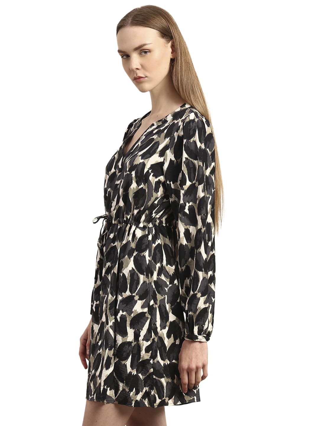 VERO Moda Women's Rayon Fit and Flare Mini Dress