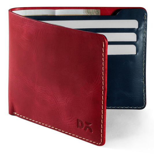 DailyObjects UrbanGentleman Leather Bifold Wallet For Men | Vegan Leather | Holds up to 8 Credit/Debit/ATM Cards | Slim & Easy to Fit | Handcrafted Money Purse