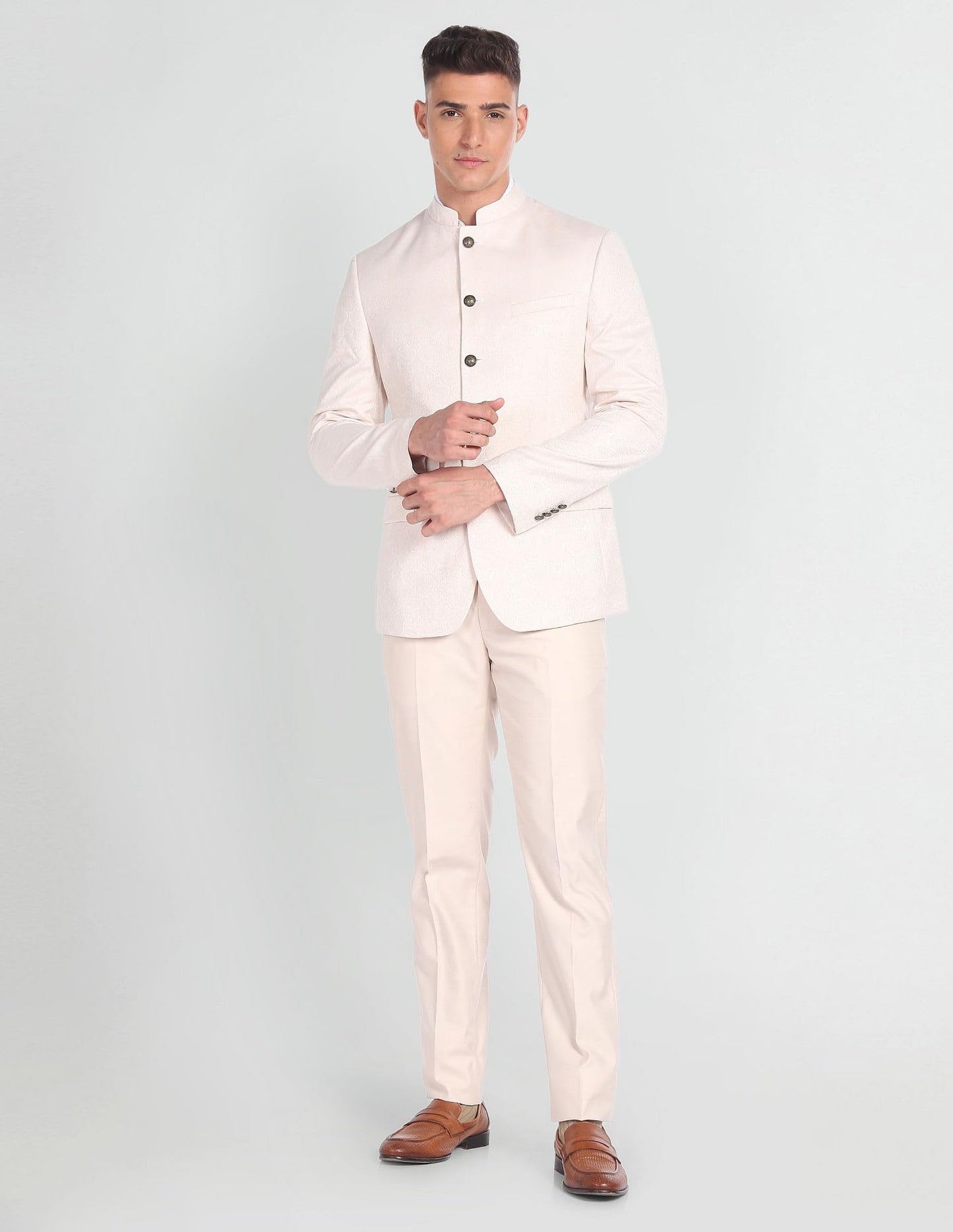 Arrow Men's Polyester Single Breasted Business Suit Pants Set