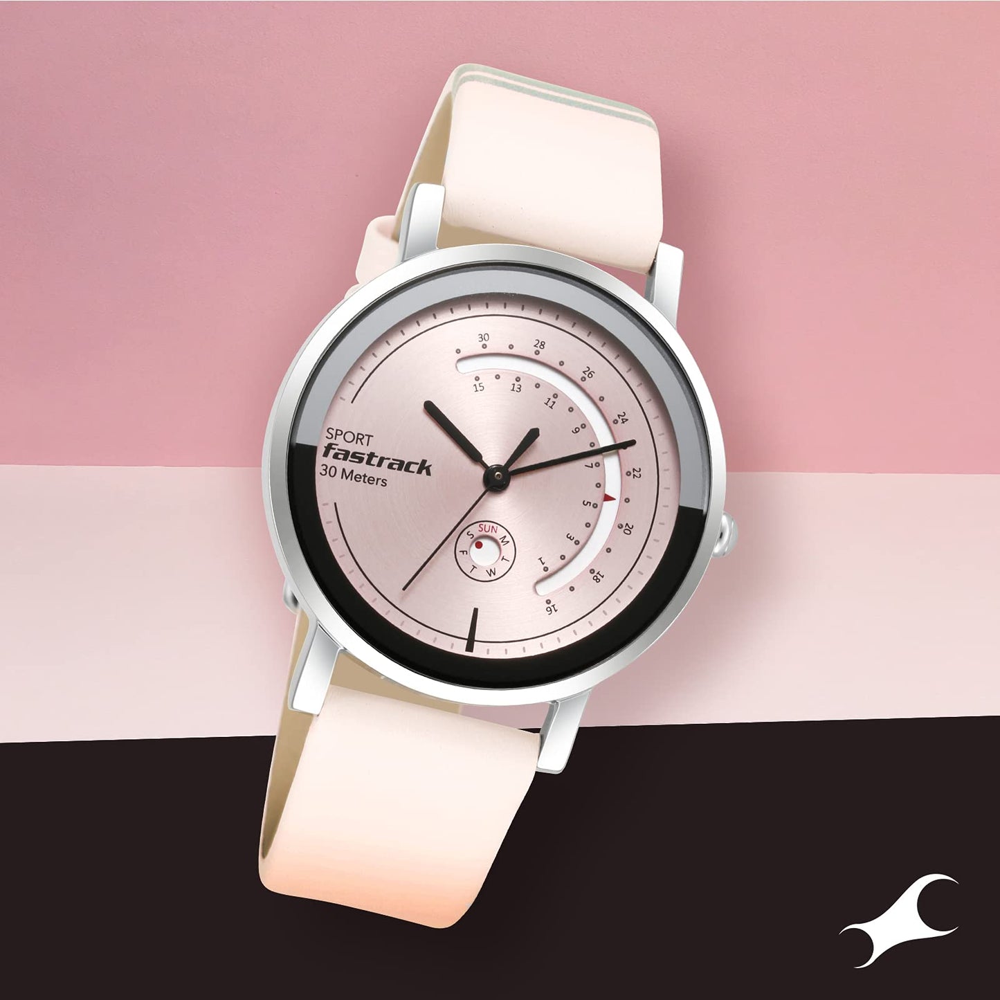 Fastrack Analog Pink Dial Women's Watch-6172SL03