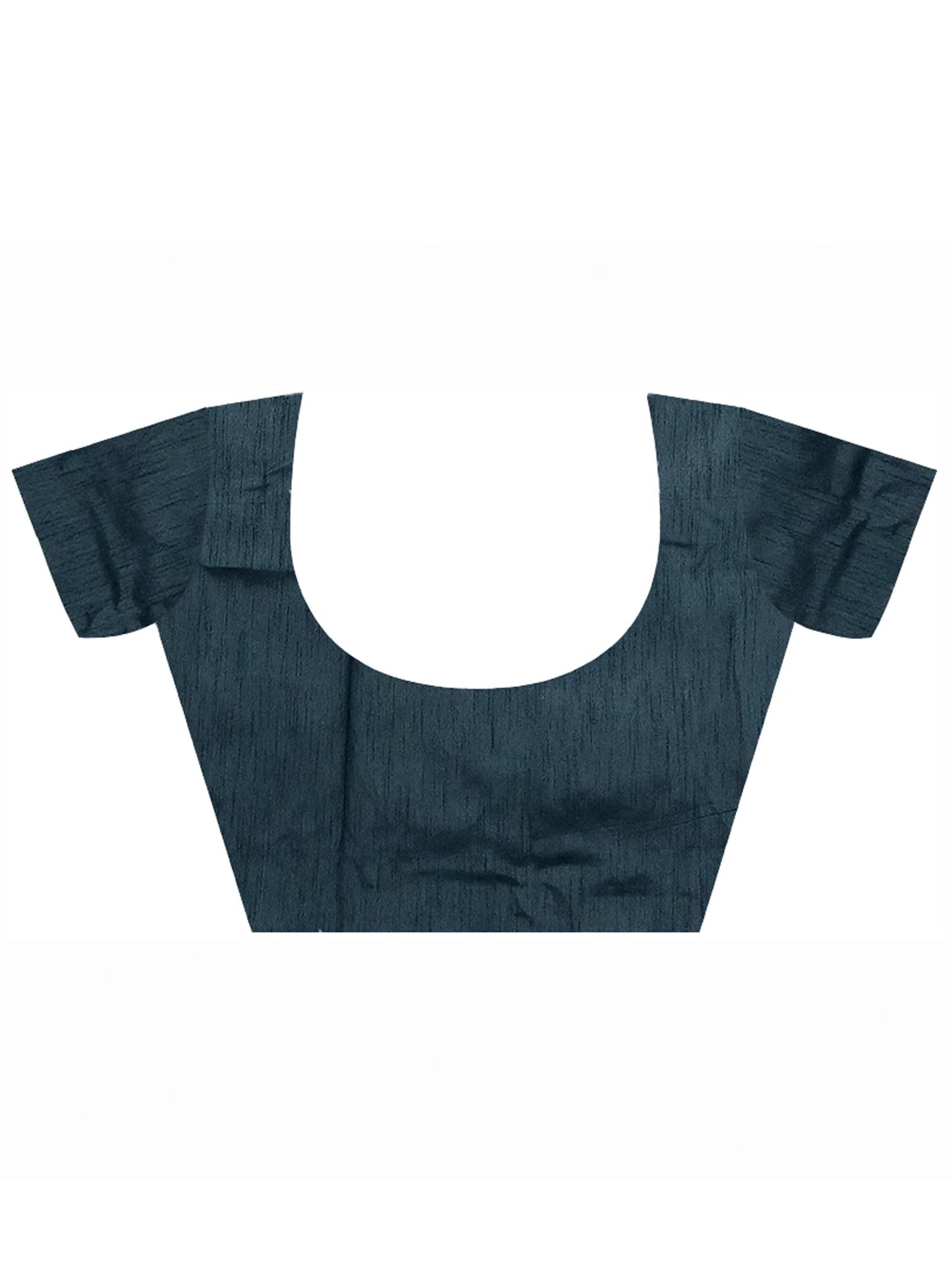 AKHILAM Women's Georgette Teal blue Embellished Designer Saree With Blouse Piece (FNCSQUNC229_VP)