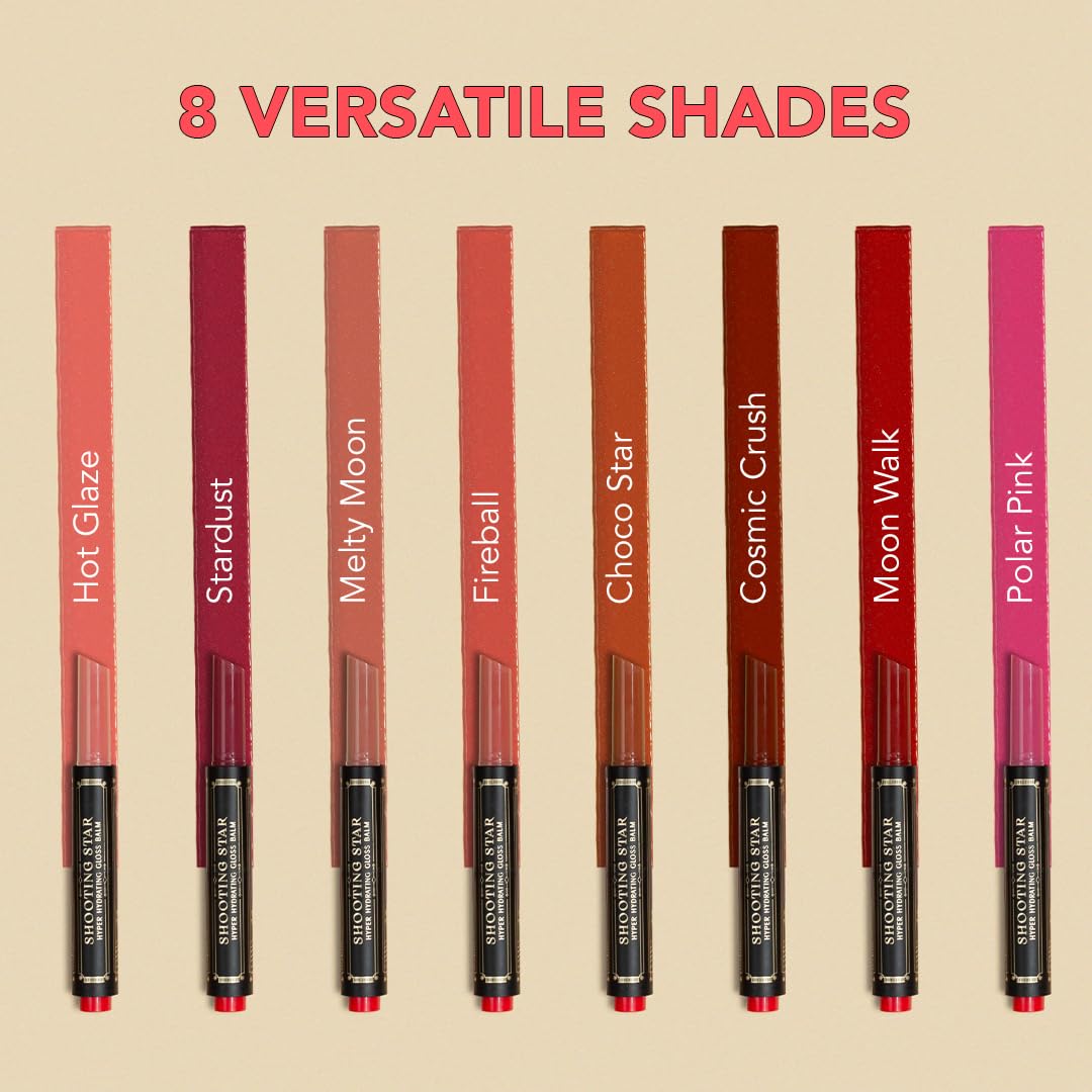 LoveChild Masaba Hyper Hydrating Gloss Balm Stick (Dark Brown) | 3-in-1 Plumping Lip Gloss Balm For High Shine | Enriched with Peptide, Squalene & Jojoba For Hydration | Hot Glaze, 1.8g