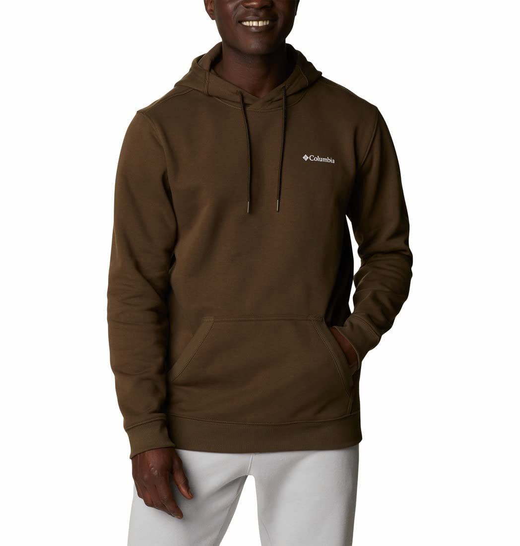 Columbia Mens CSC Basic Logo II Hoodie, Olive Green, C Sportswear 2, M