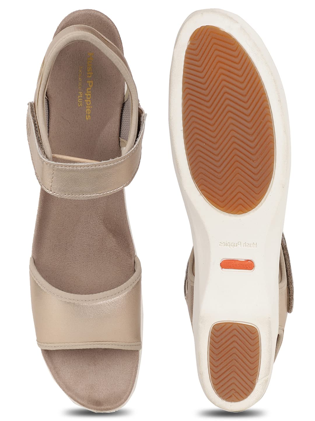 Hush Puppies womens DORRI QTR STRAP SILVER Heeled Sandal - 5 UK (6641814)