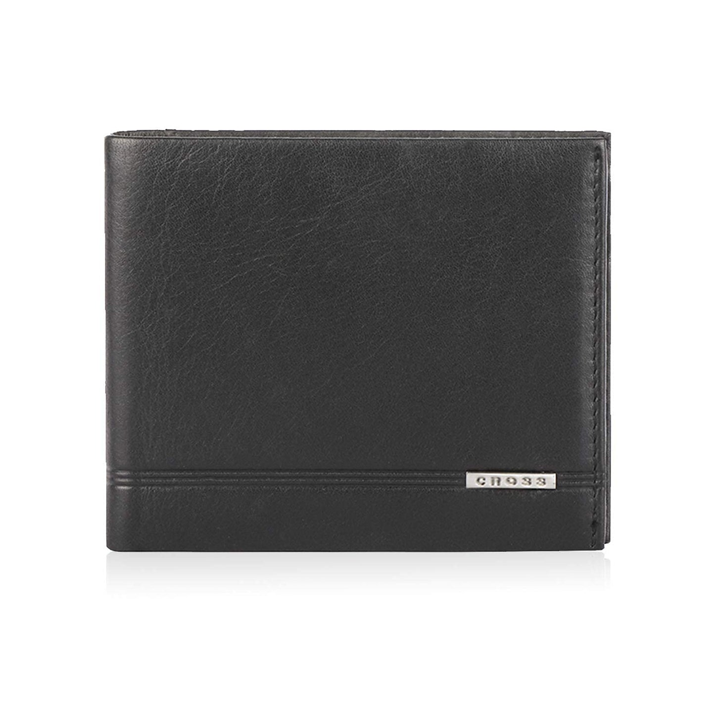 Cross Classic Century Branded Compact Wallets for Men Leather with Easy Compartment for Card - Black