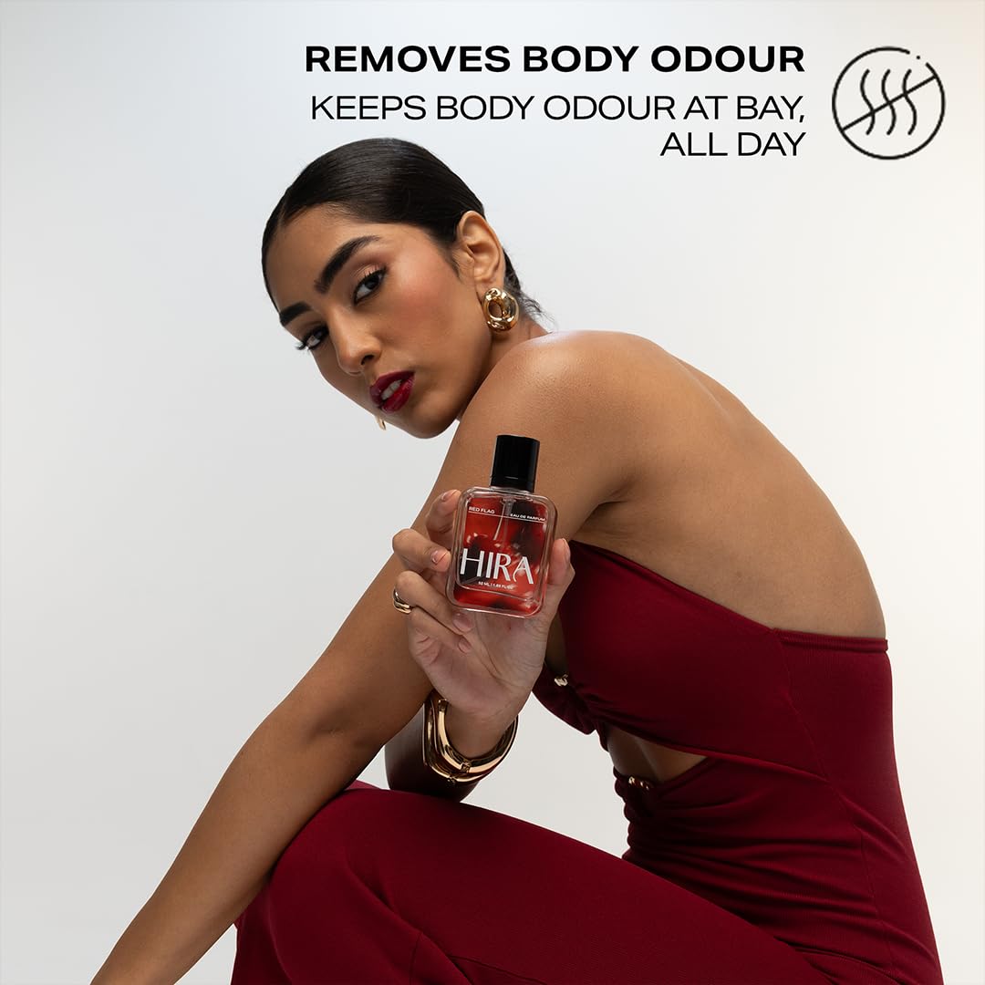 HIRA Discovery Set for Women, 4 x 10ml Premium Fragrances, Summer Afternoon, Wine Tastings, Love Letters, Red Flag