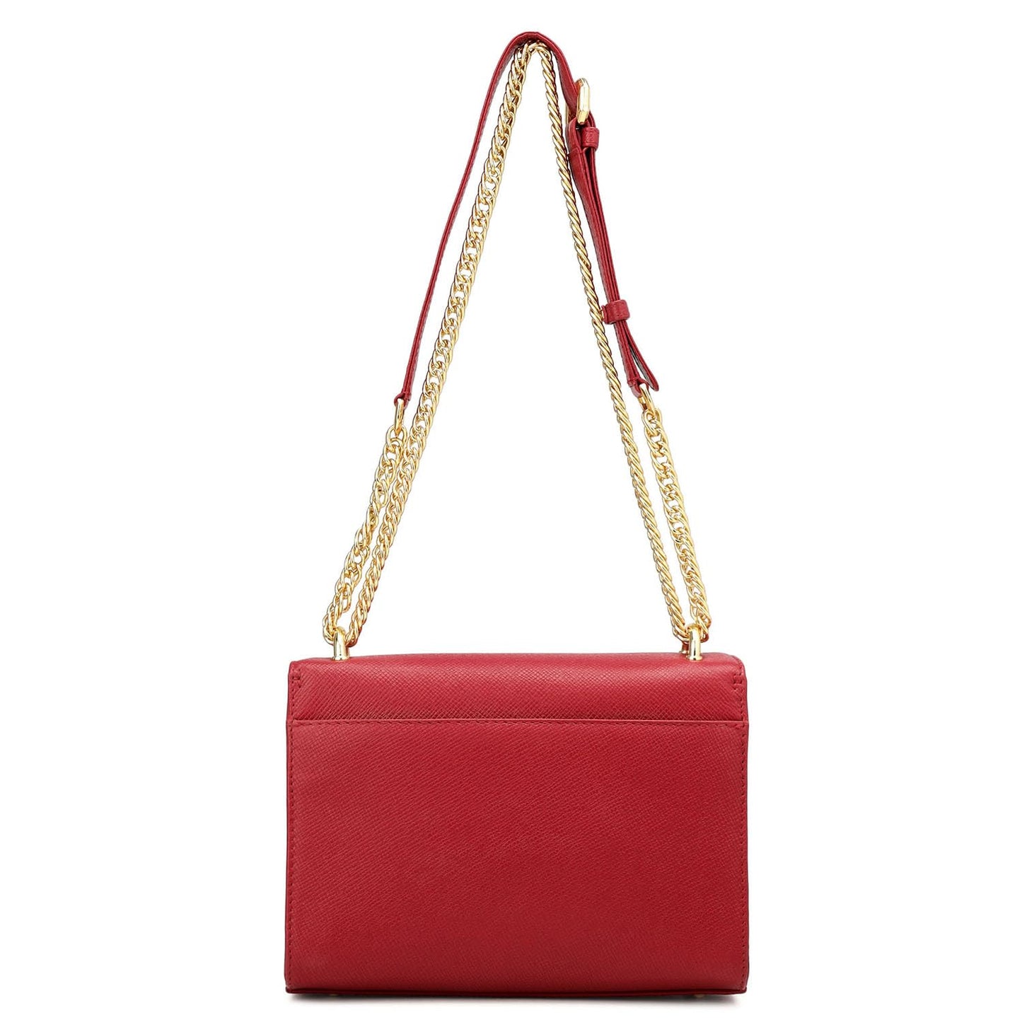 Da Milano Leather Shoulder Bag for Women - Purple