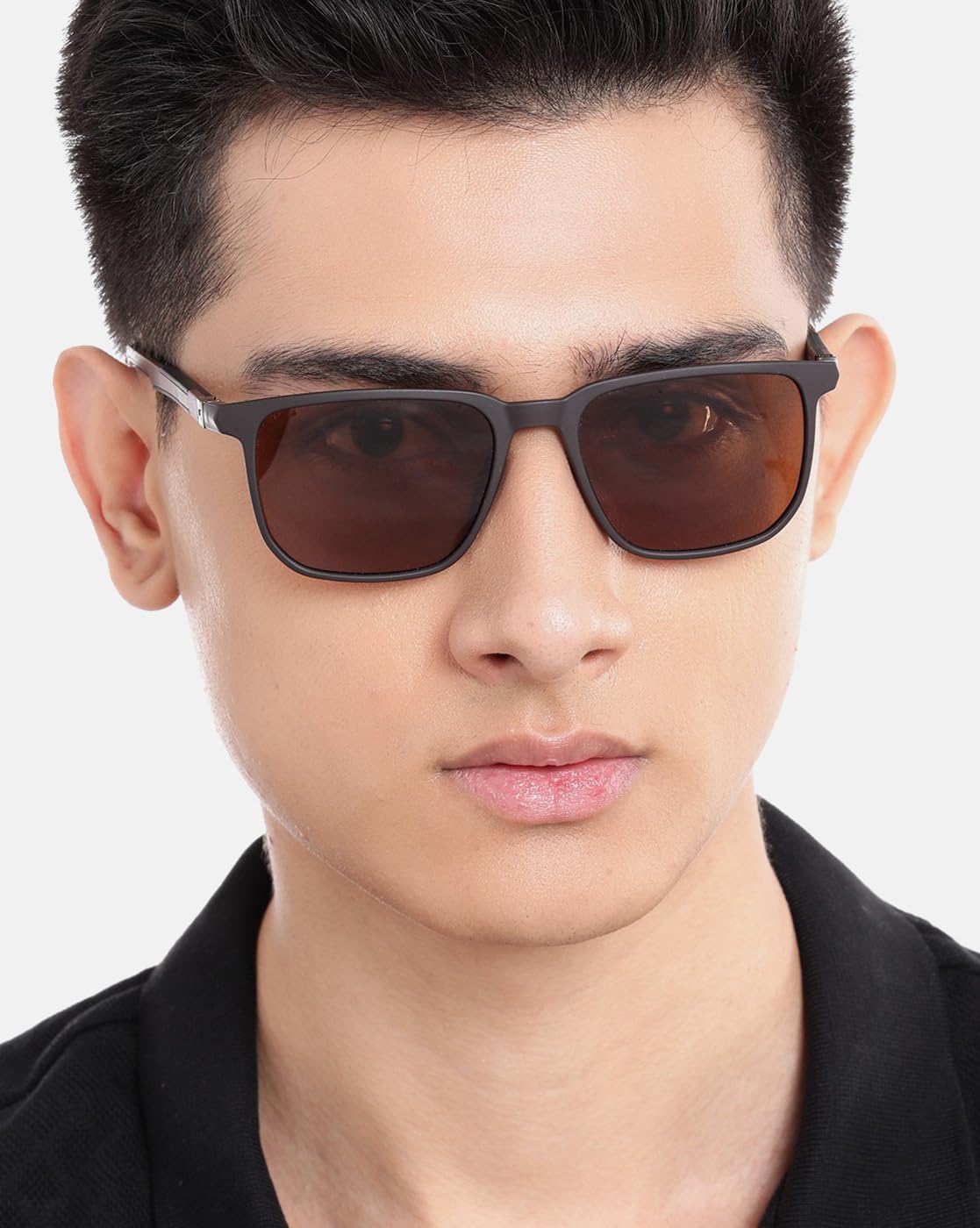 Carlton London Brown Toned with Brown Polarised Lens Sunglass for men
