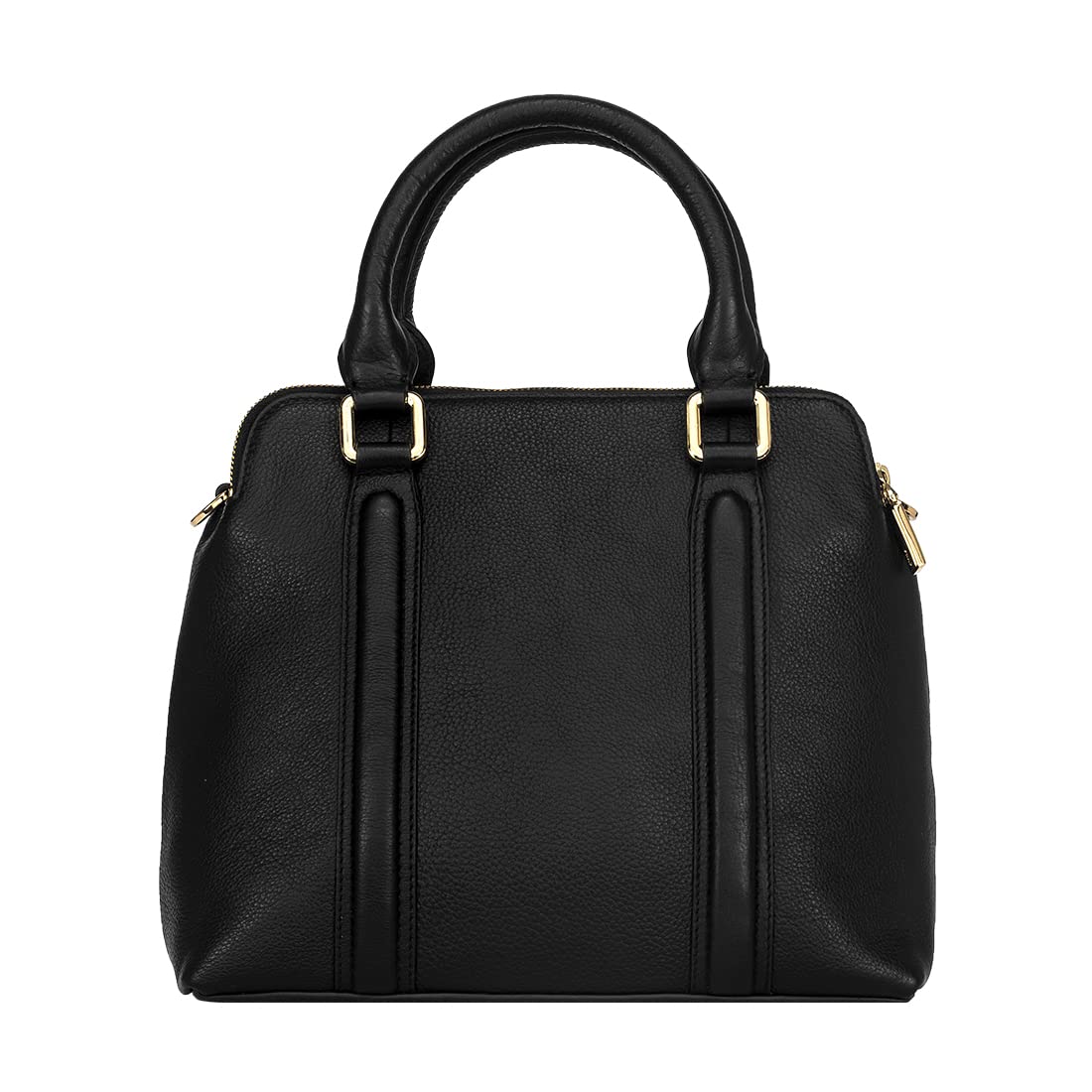 eske Sienna, the Single Zip Satchel | Structured Cosmos Leather Handbag | 3 Main Compartments | Zip & Slip Pockets | Gold Plated Charm | Detachable Shoulder Strap | 22 cm Height