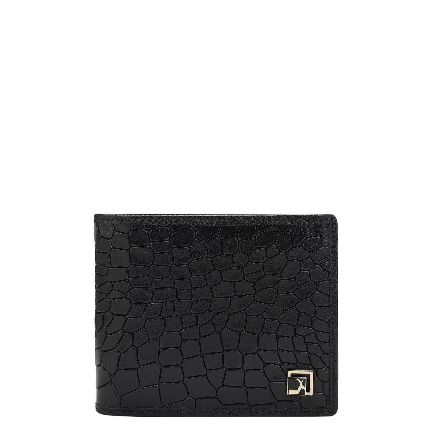 Da Milano Genuine Leather Black Bifold Mens Wallet (0659OL)