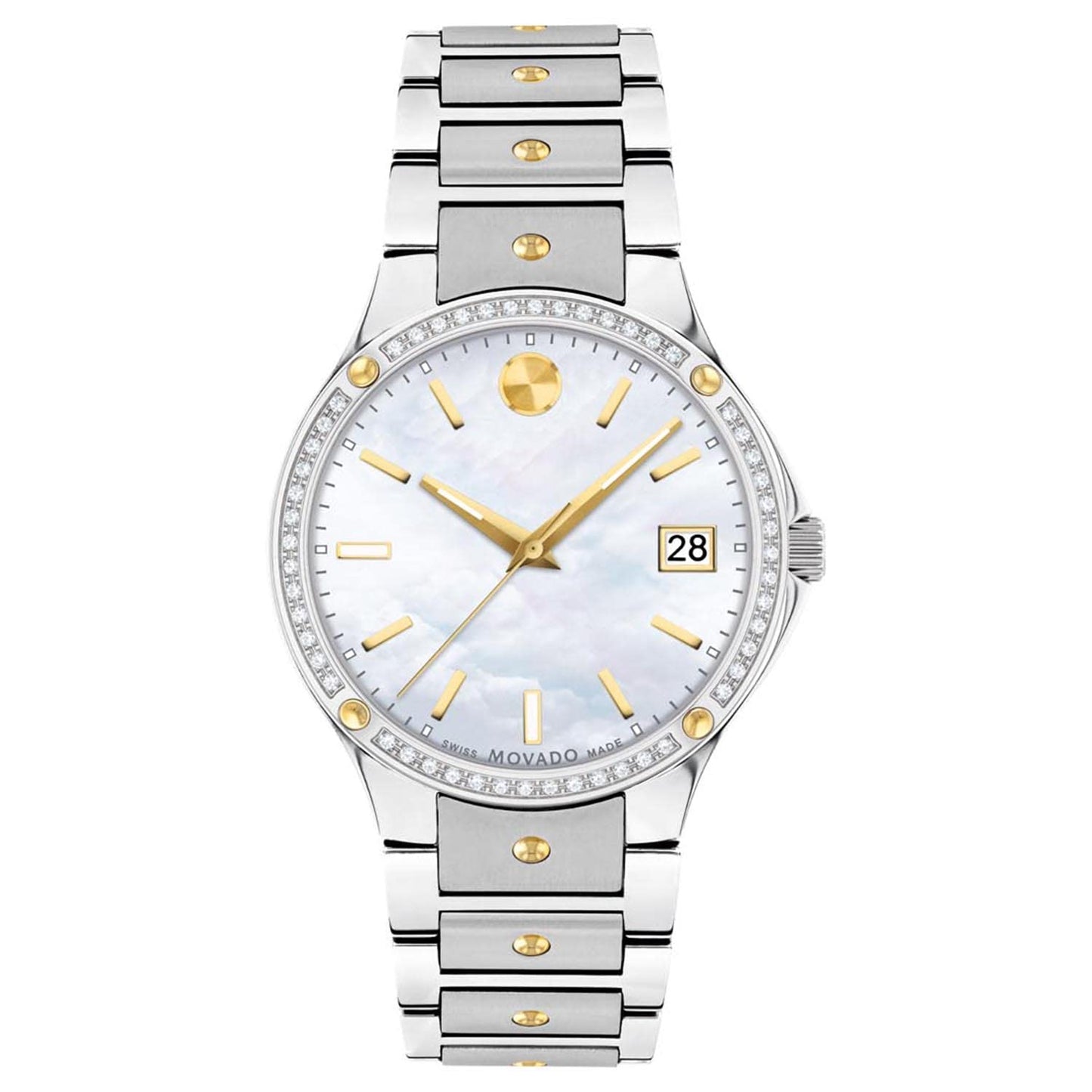 Movado SE. Analog White Dial Women's Watch-0607517