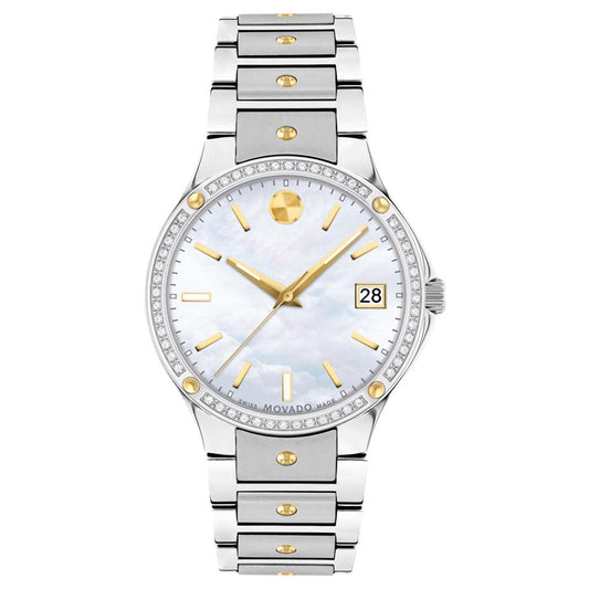 Movado SE. Analog White Dial Women's Watch-0607517