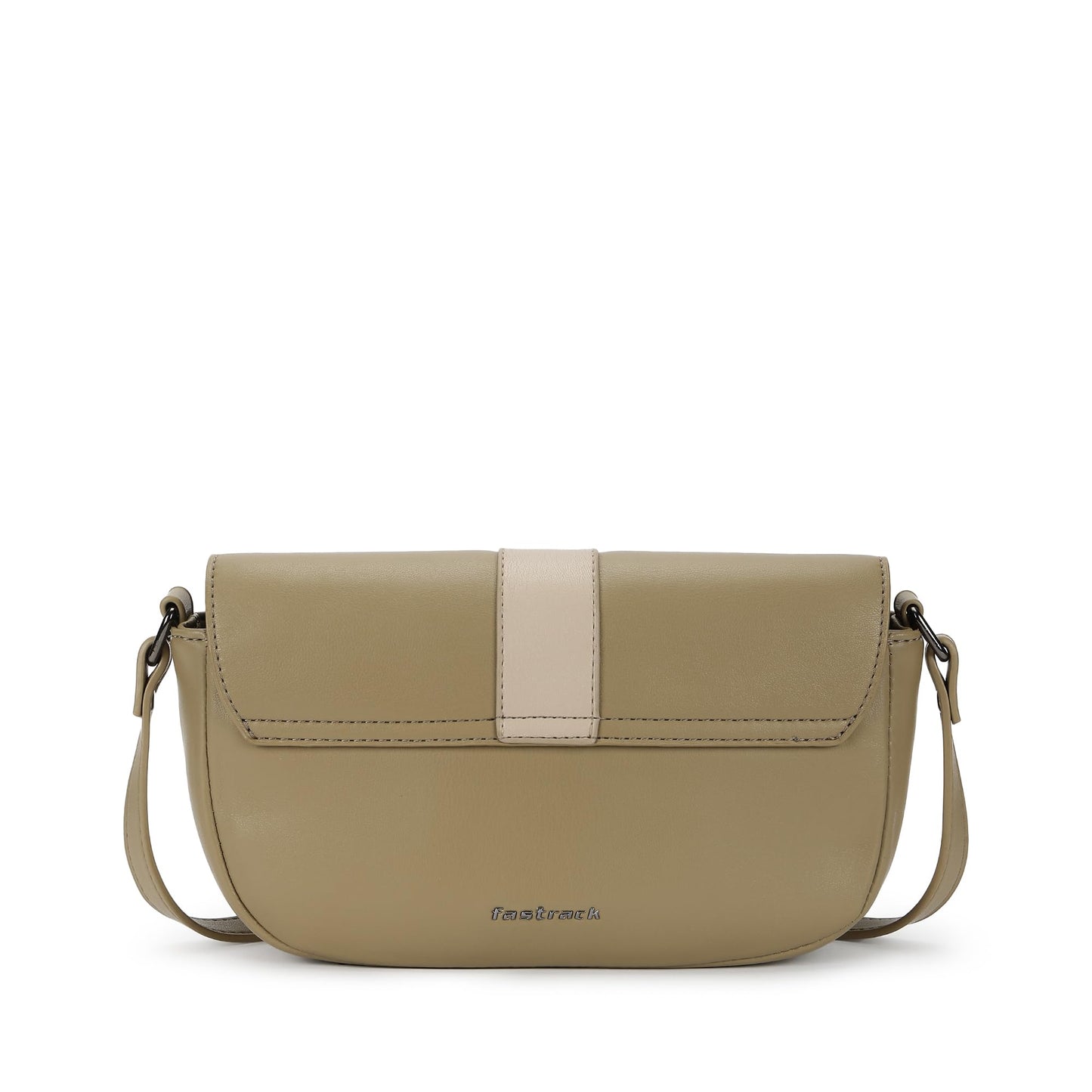 Fastrack On the Go Sling Bag for Women| Compact Crossbody with Magnetic Closure Flap, Adjustable Strap & Internal Zipper Pocket | Trendy Everyday Sling Bag for Women