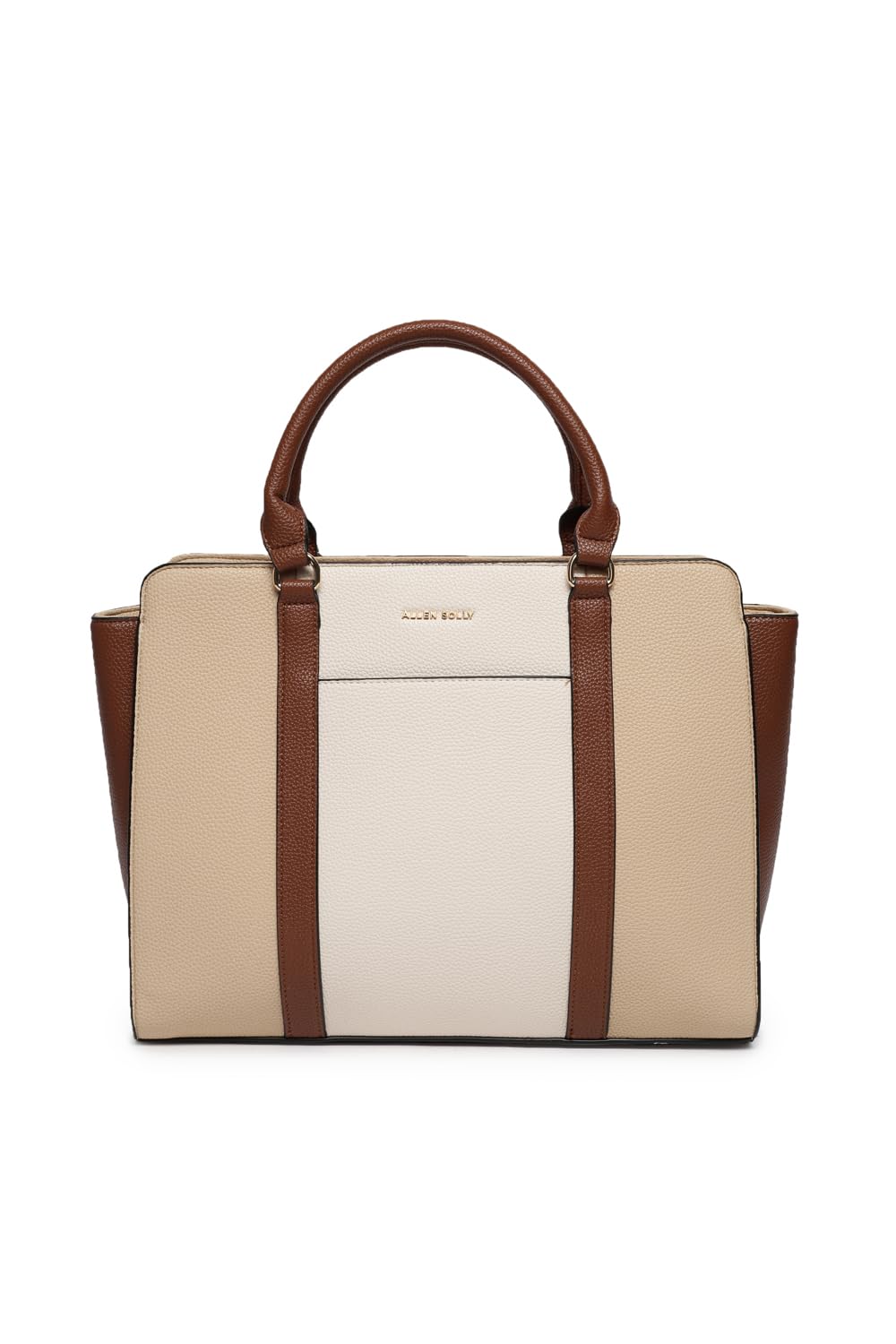 Allen Solly Women Colourblocked And Textured Laptop Handbag