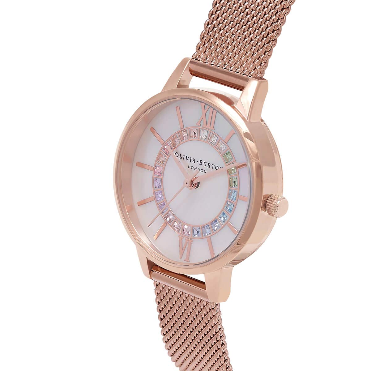 Olivia Burton Wonderland Analog White Dial Women's Watch-OB16WD95