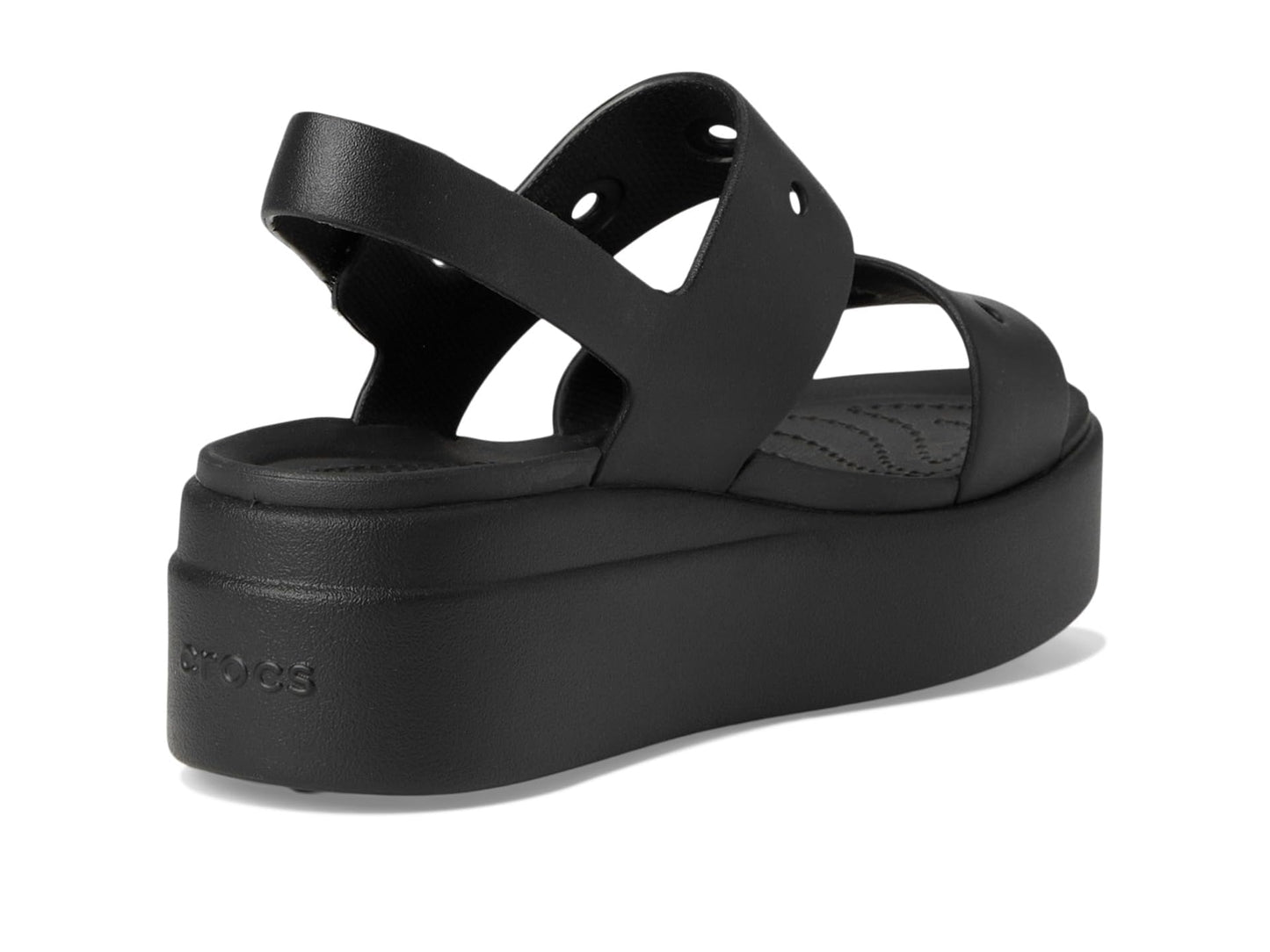 Crocs Brooklyn 4U Women Sandal (UK Size-6|Color-Black)