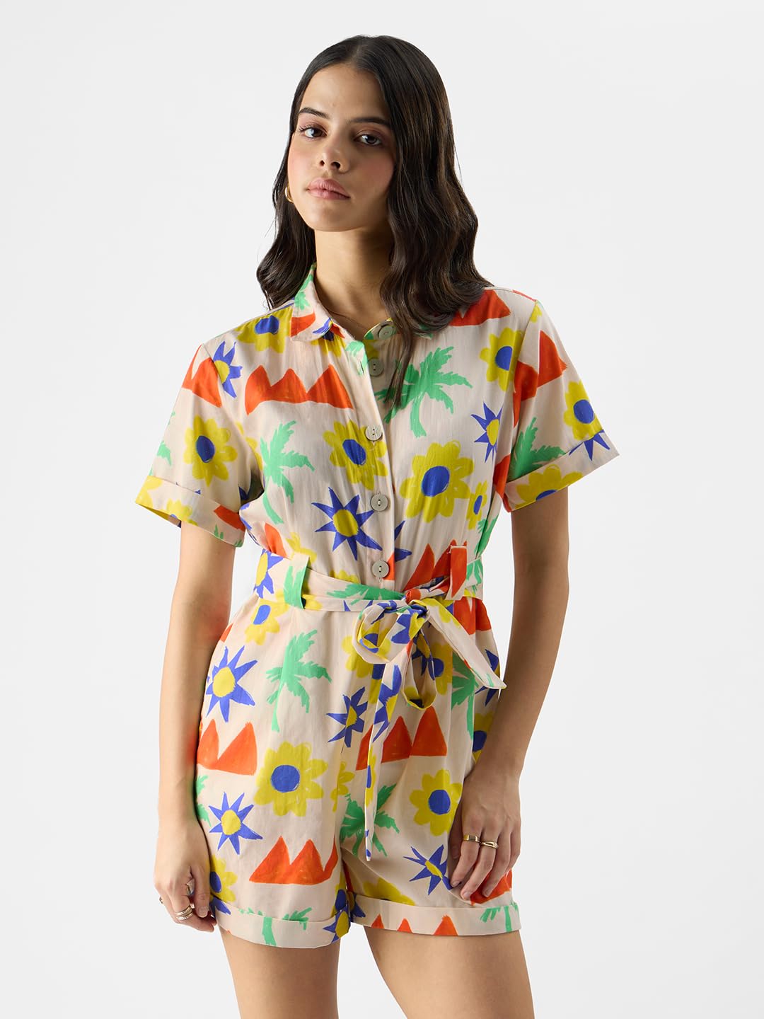 The Souled Store Buy TSS Originals: Crayon Doodles Jumpsuit Online