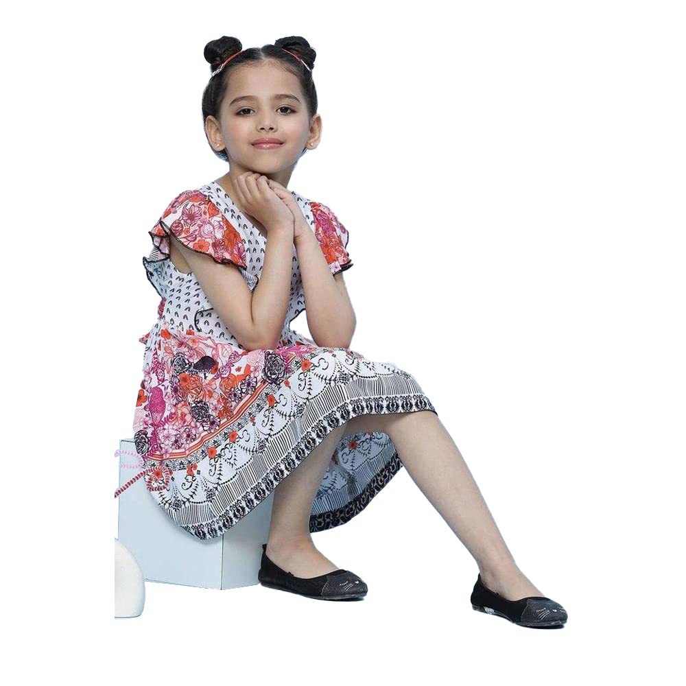BIBA Girl Printed Kid(KW4542_White_5)