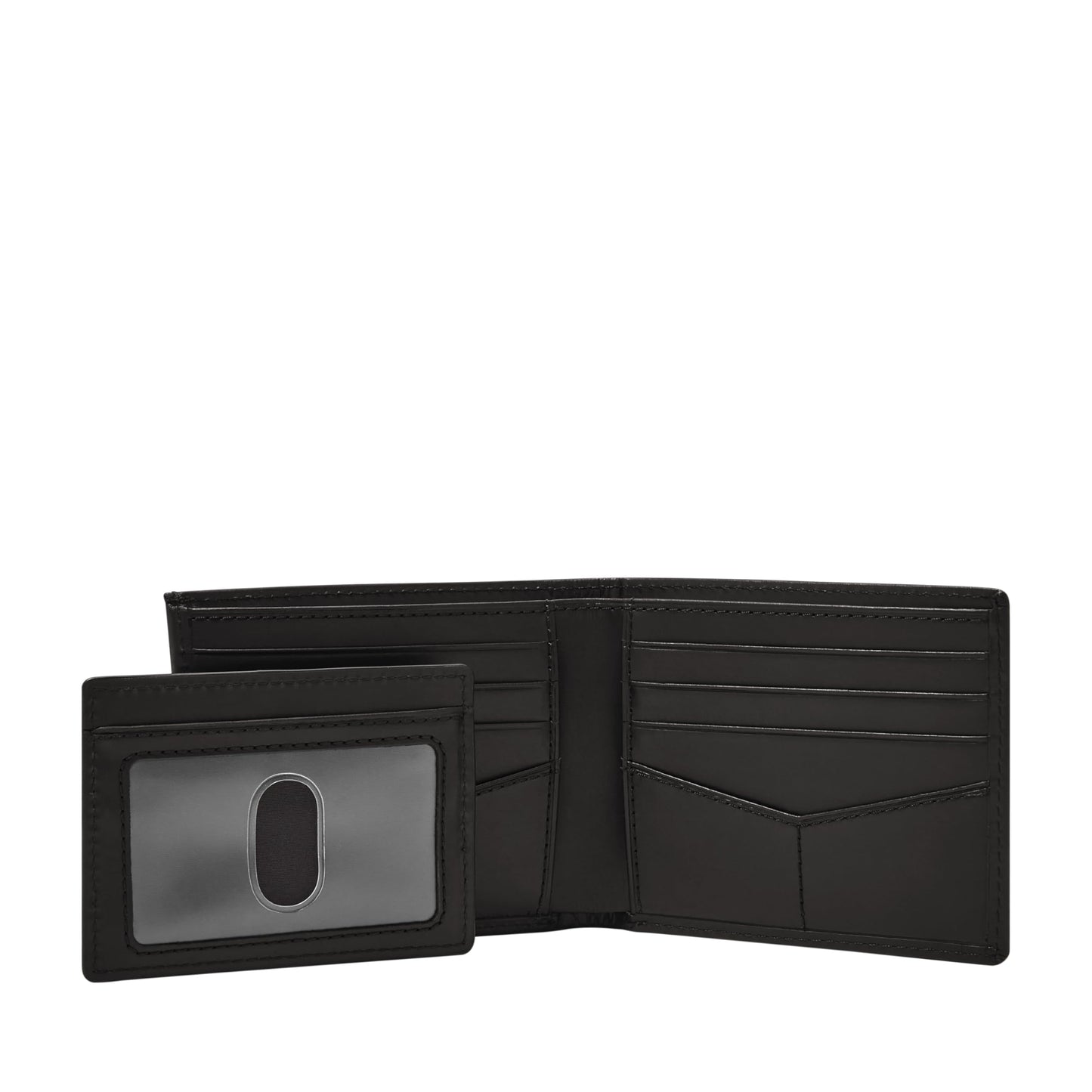 Fossil Men Leather Derrick Black Wallet ML3685001
