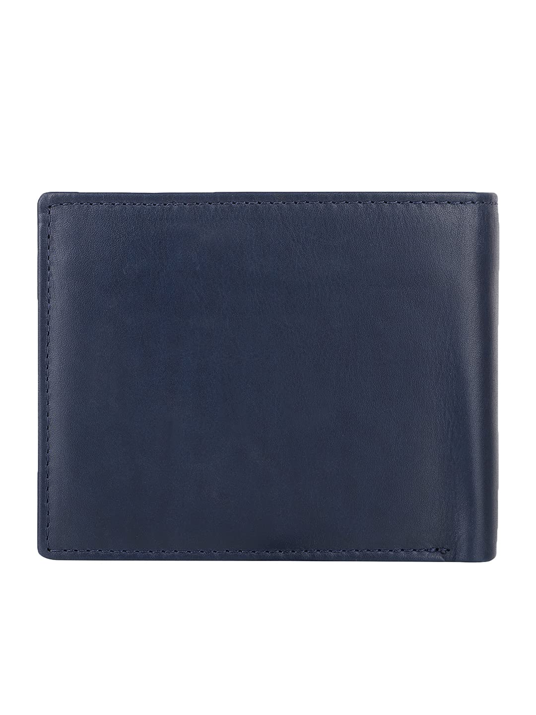 KARA Navy Genuine Wallet for Men - Classic Bifold Men's Wallet with Coin Pocket and Card Holder Slot