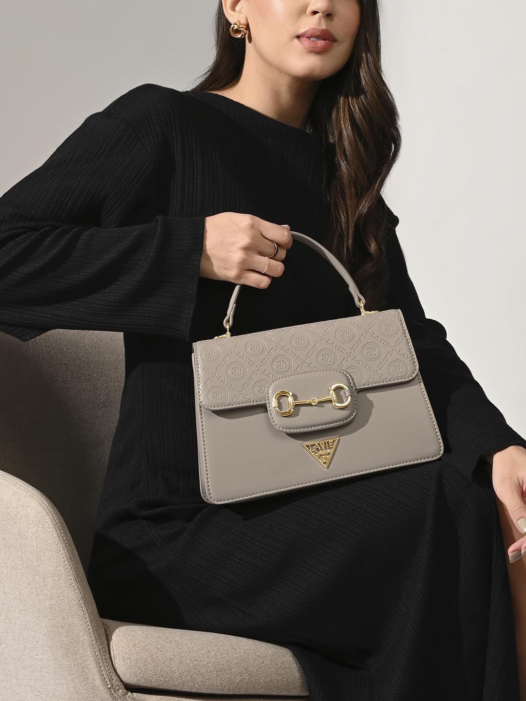 Lavie Signature Women's Sedona 3C Flap Satchel Handbag for Women | Satchel Bag for Work | Ladies purse | Stylish Shoulder Bag | Gift For Women