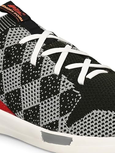 HITZ Men's Green Casual Lace Up Shoes - UK 6