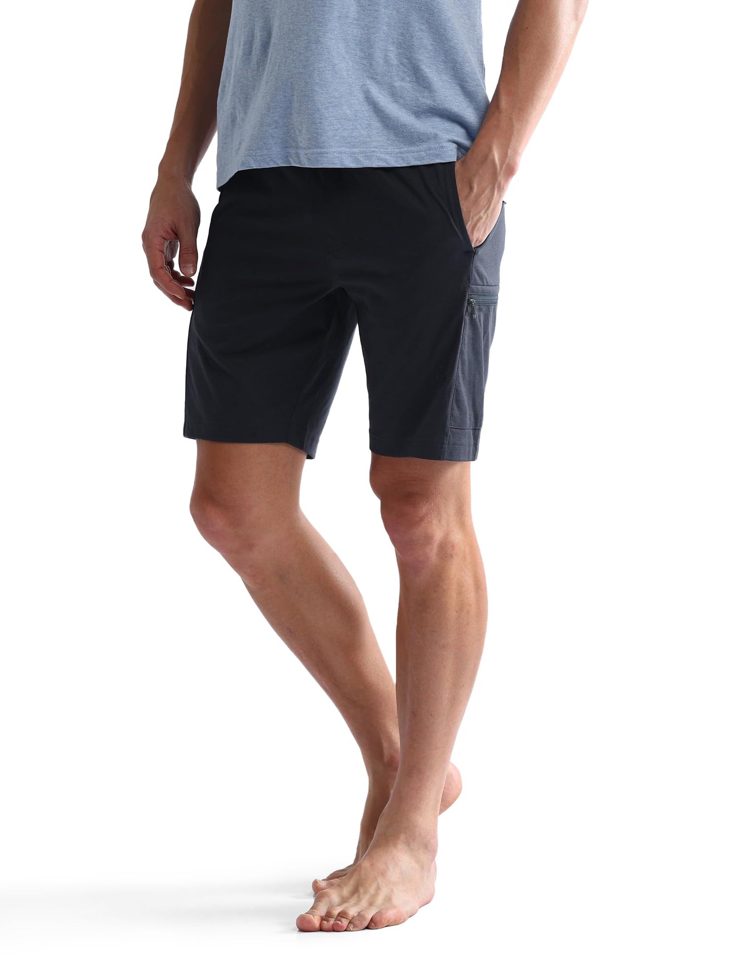 U.S. POLO ASSN. Men's Hybrid Shorts (OES04-PL_Total Eclipse