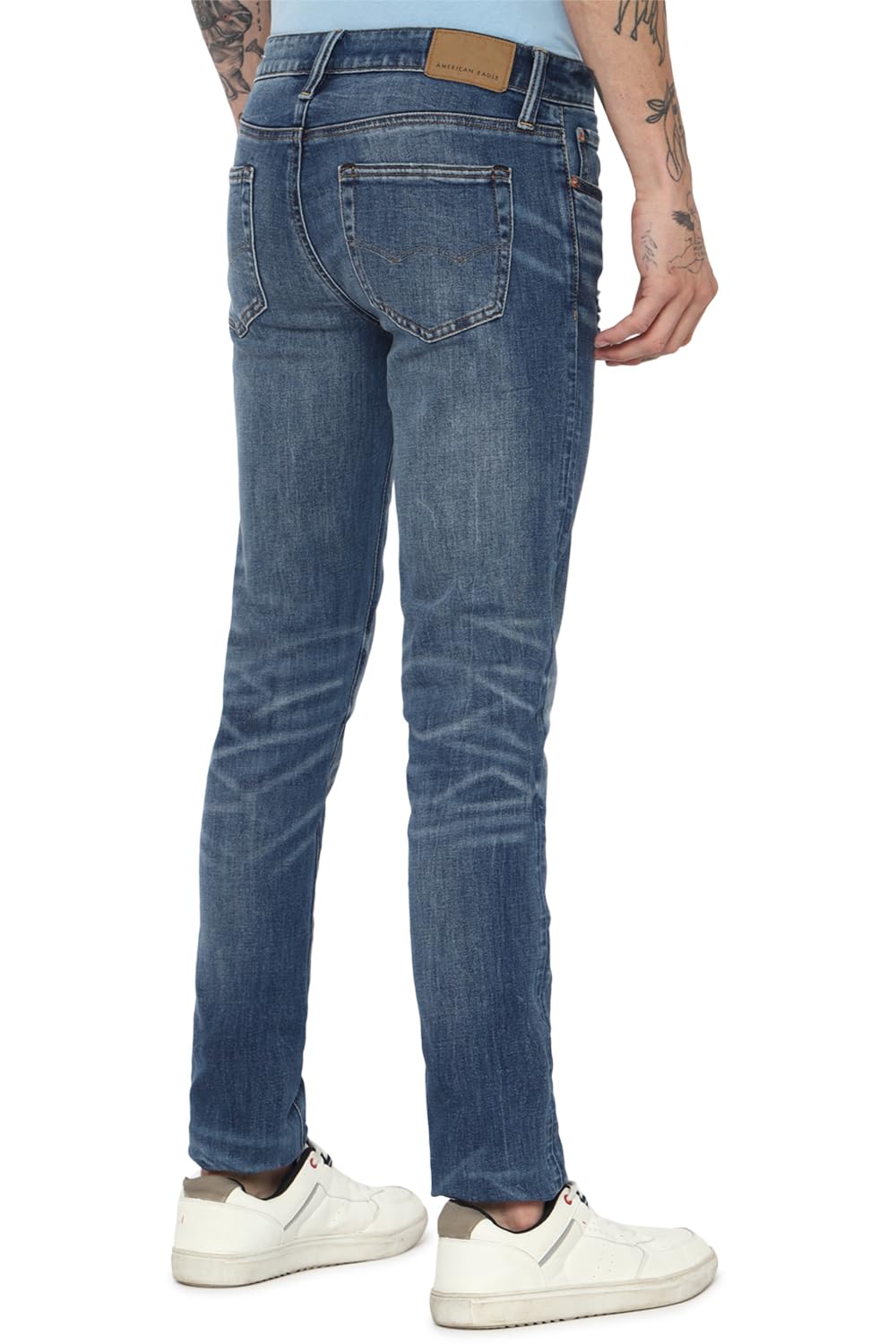 American Eagle Men Blue Airflex Skinny Jean