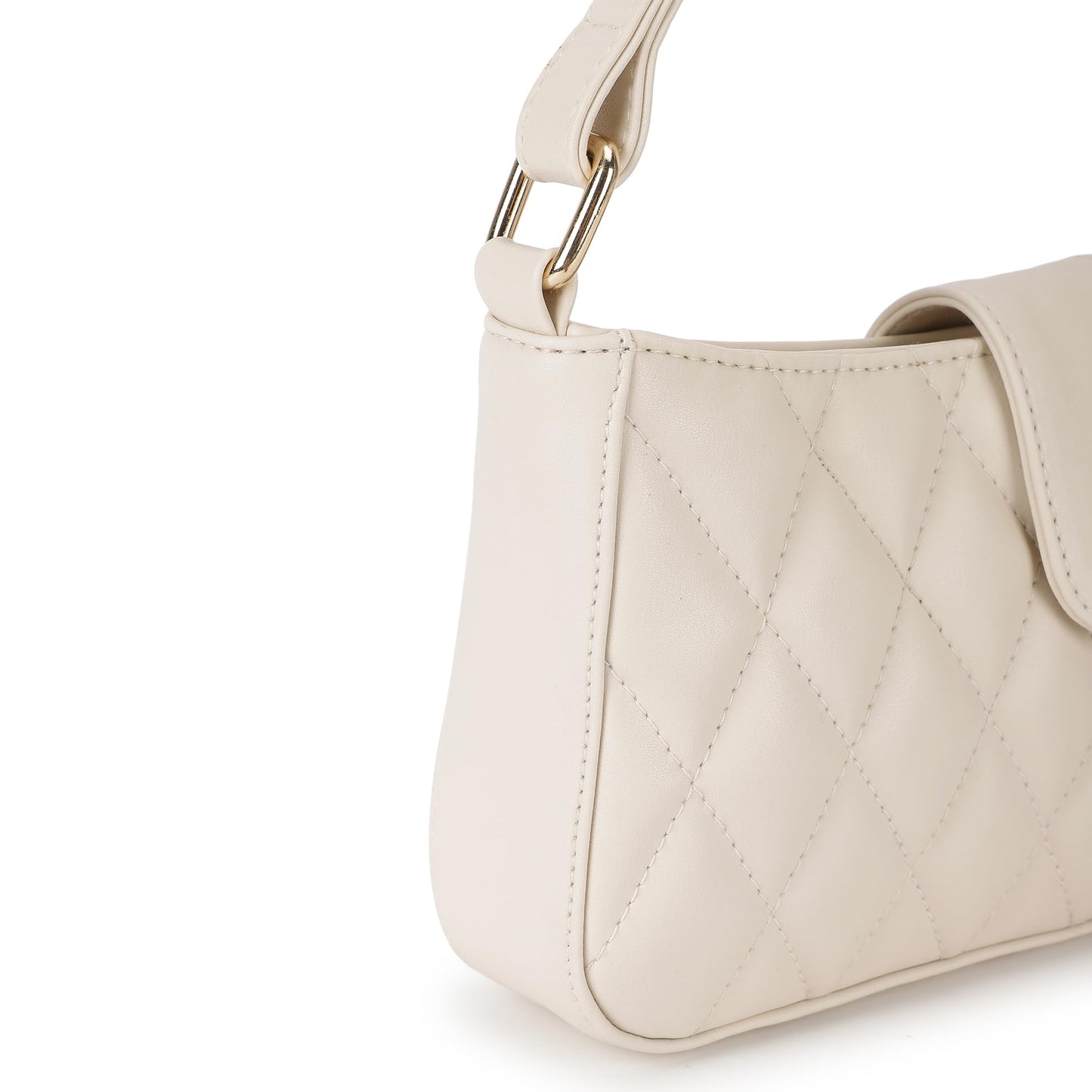 Fastrack Trendy Quilted Shoulder Bag | Faux-Leather Women's Handbags | Shoulder for Casual Carry