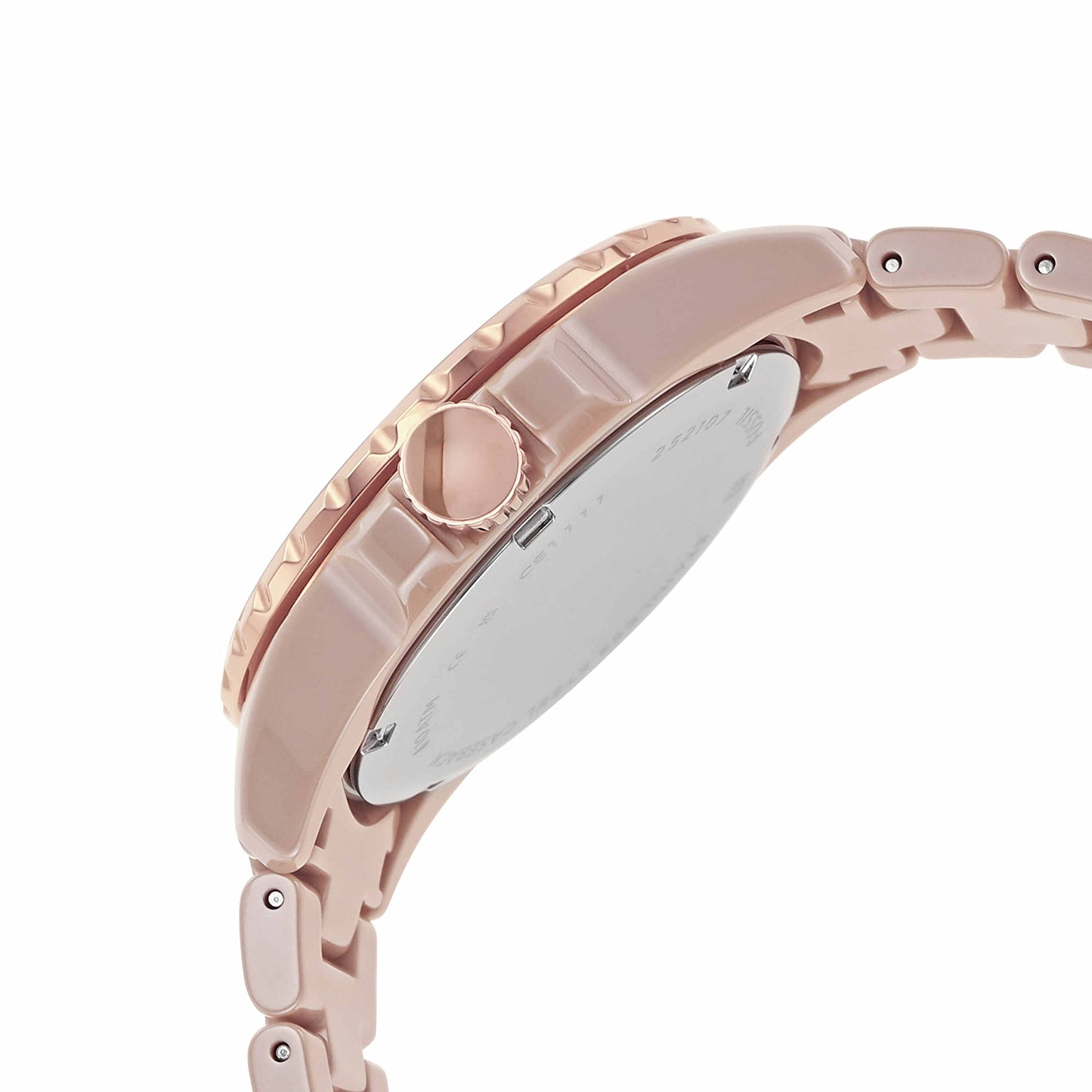 Fossil Analog Ceramic Brown Dial and Band Women's Watch-CE1111