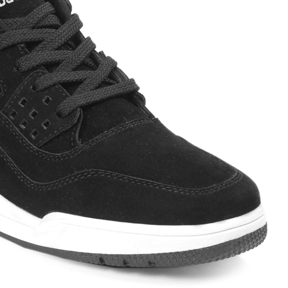 Bacca Bucci Men's Ultraforce Mid-top Athletic-Inspired Retro Fashion Casual/Outdoor Sneakers - Black, Size UK8