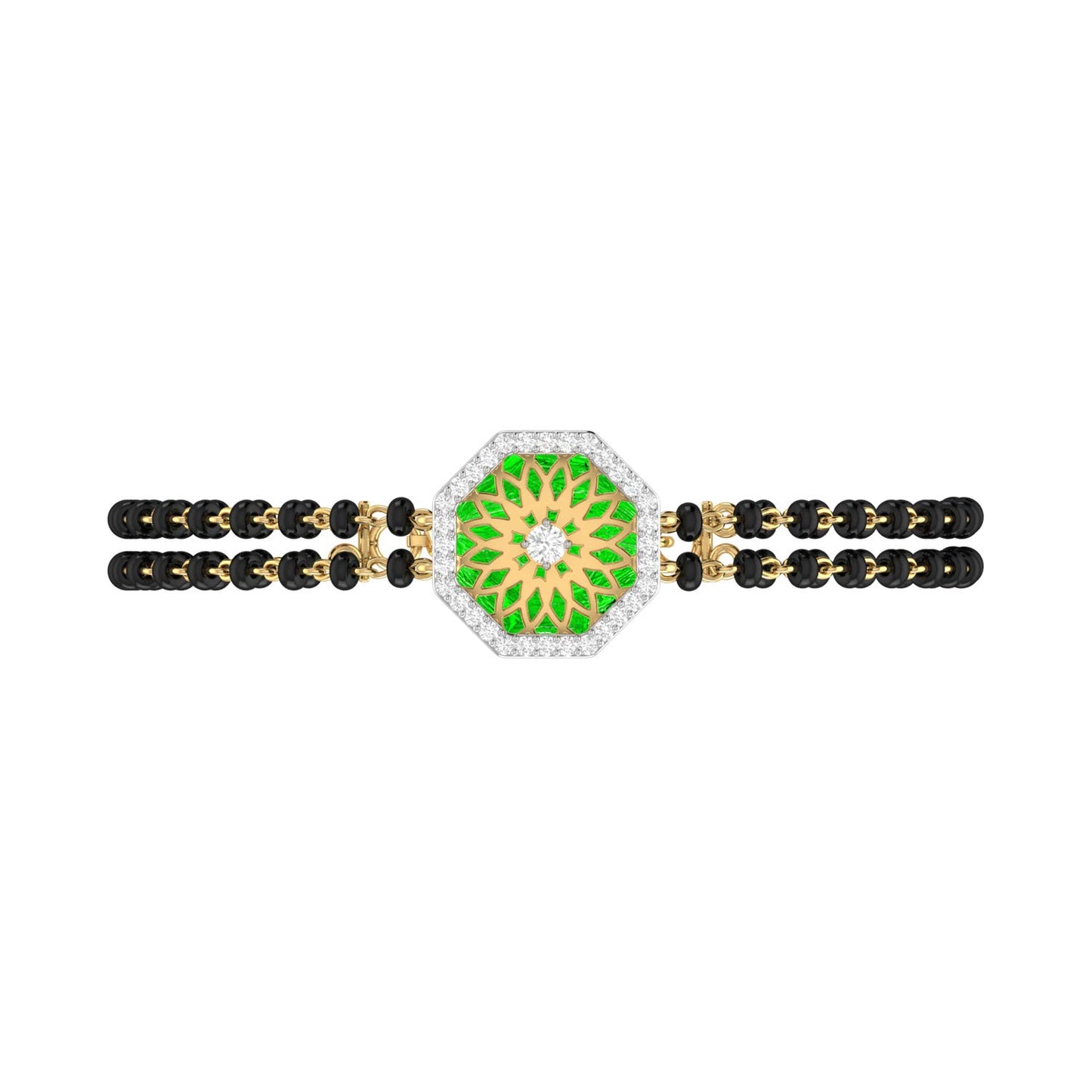 PC Jeweller 18k (750) Yellow Gold and Solitaire Bracelet for Women