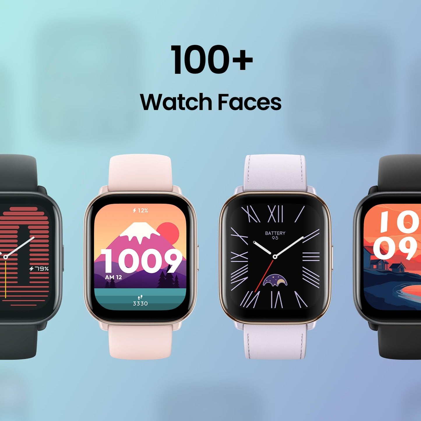 Amazfit Active Smart Watch with AI Fitness Exercise Coach, GPS, BT Calling & Music, 14 Day Battery, 1.75" AMOLED Display & Alexa-Enabled, Stainless Steel Watch with Leather Strap (Lavender Purple)