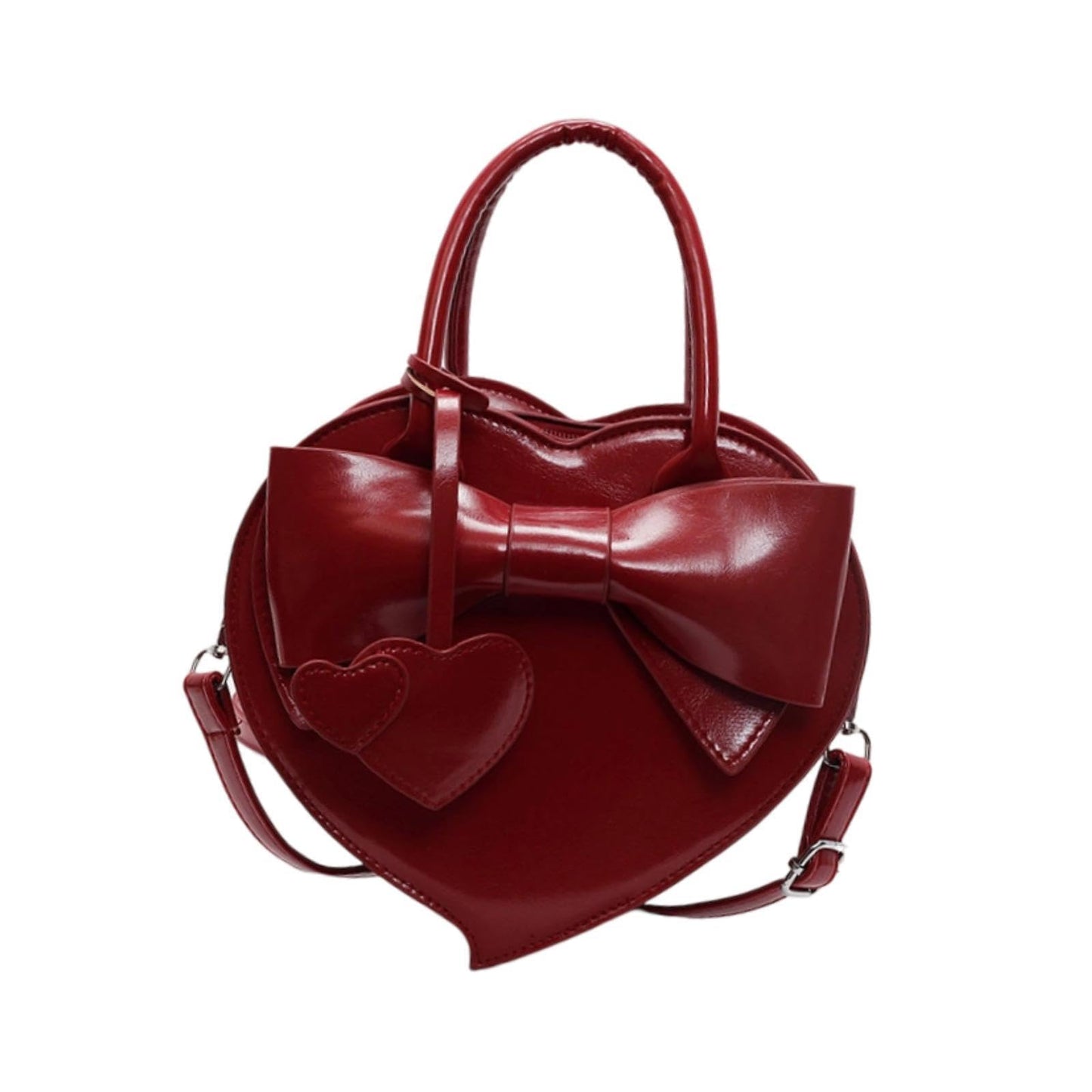 Enakshi® Women Handbag Clutch Decor Funny Heart Shaped Purse for Summer Dating Travel Red|Clothing, Shoes & Accessories | Womens Handbags & Bags